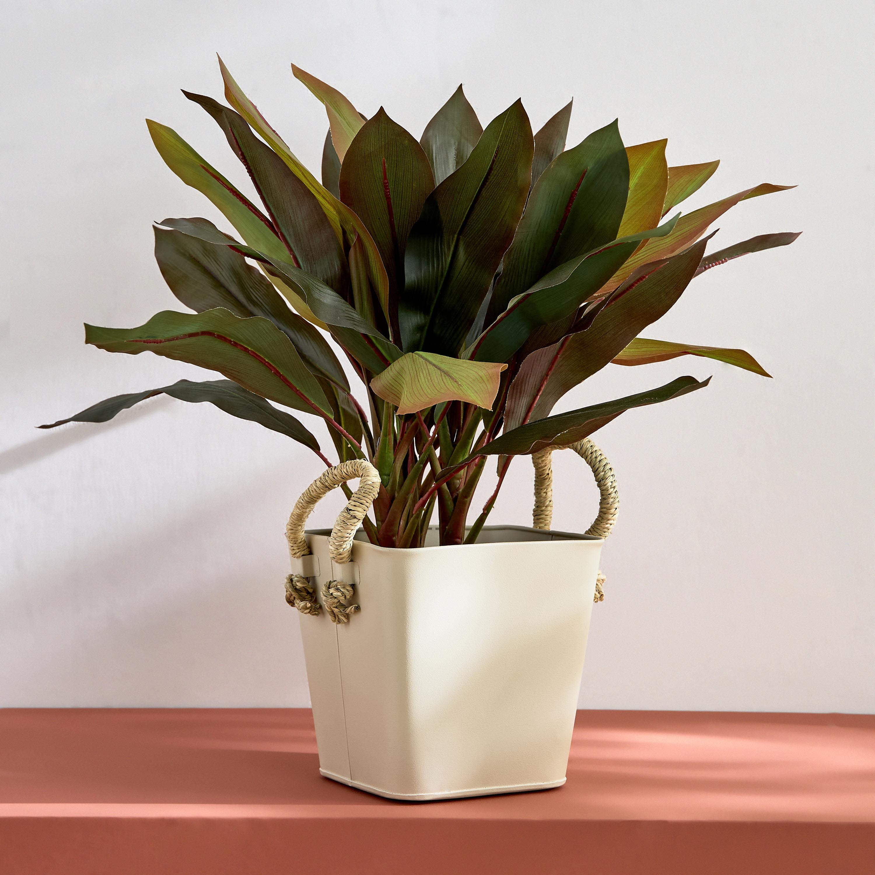 Bella Metal Taca Plant Basket with Sabai Handle - 20x20x19 cm-PROMO_HB_AE_B1G1_250925-image-5