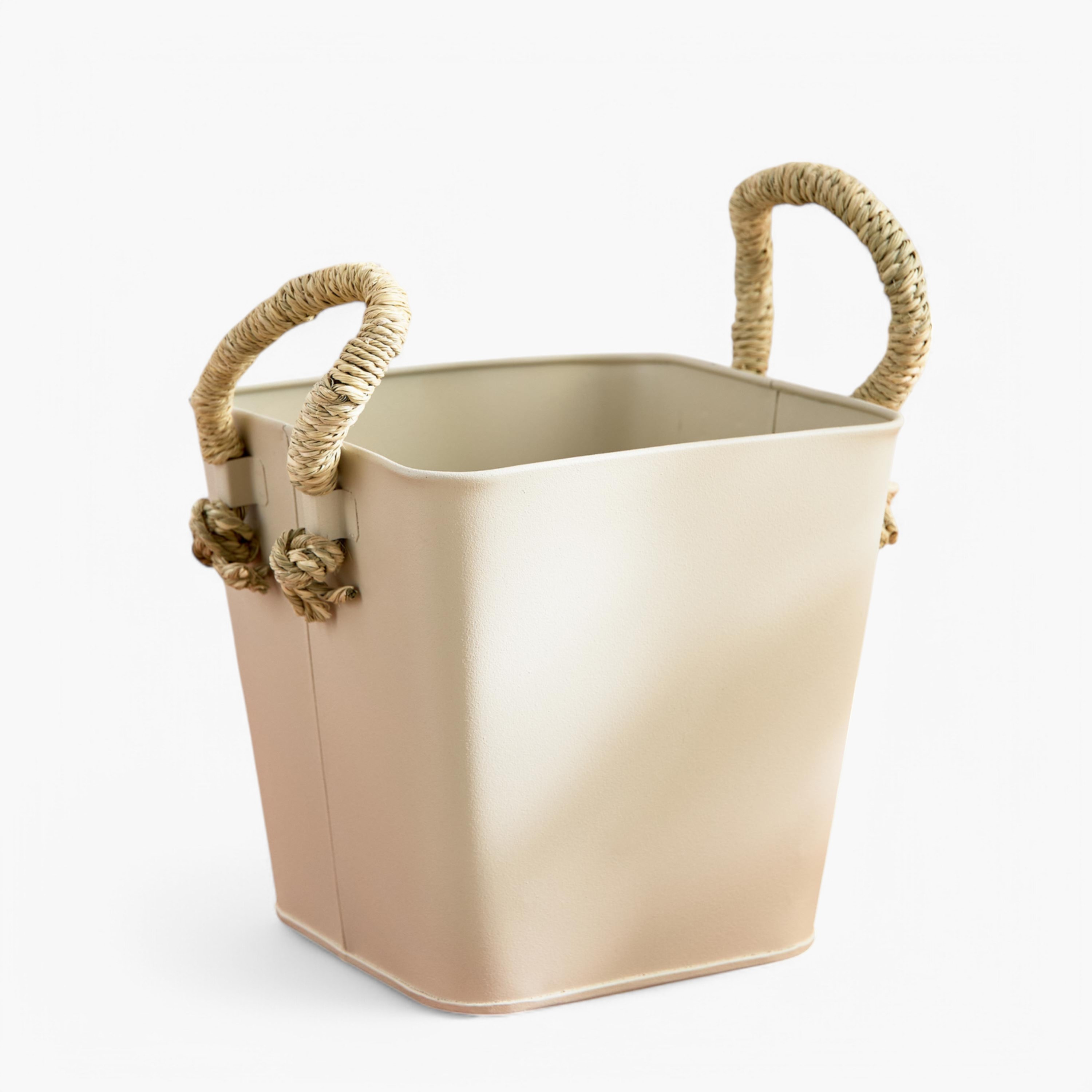 Bella Metal Taca Plant Basket with Sabai Handle - 20x20x19 cm-PROMO_HB_AE_B1G1_250925-image-6