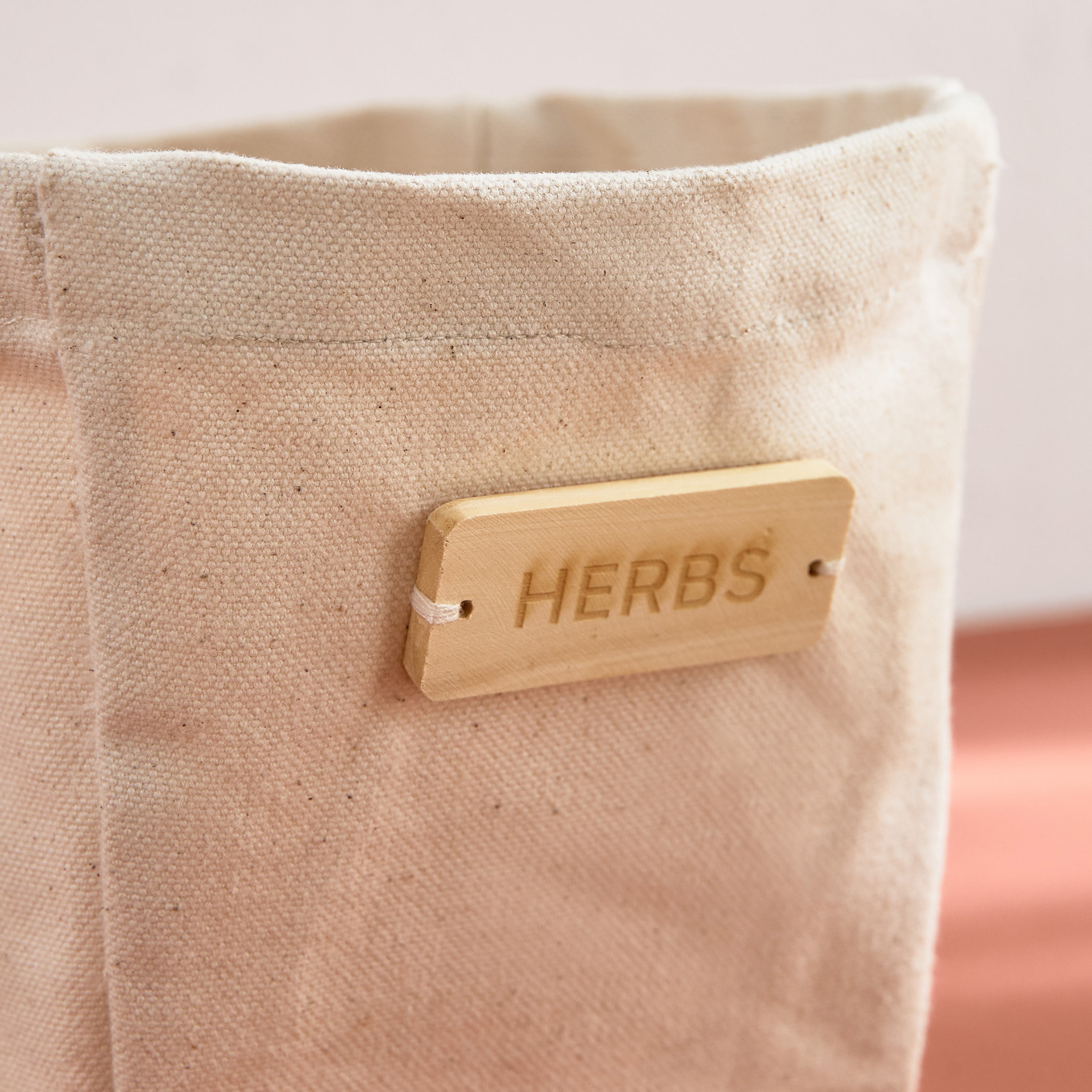 Bella Canvas Stitch Planter with Wooden Label - 14x14x15 cm-PROMO_HB_AE_B1G1_250925-image-2