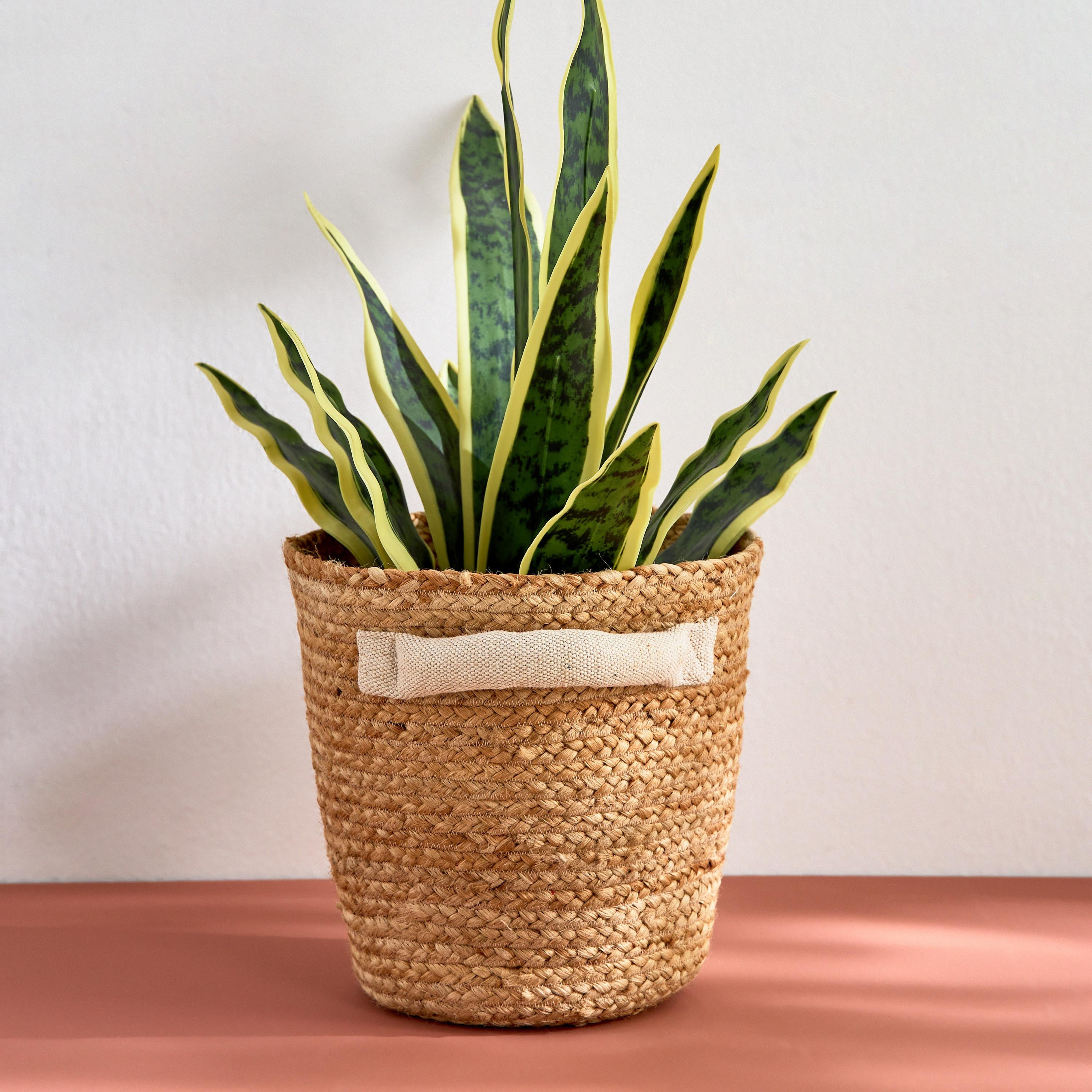 Bella Jute Mora Pot Cover with Juco Handle - 24x24x23 cm-hbxhomeware-hbxdecorandfurnishings-image-5