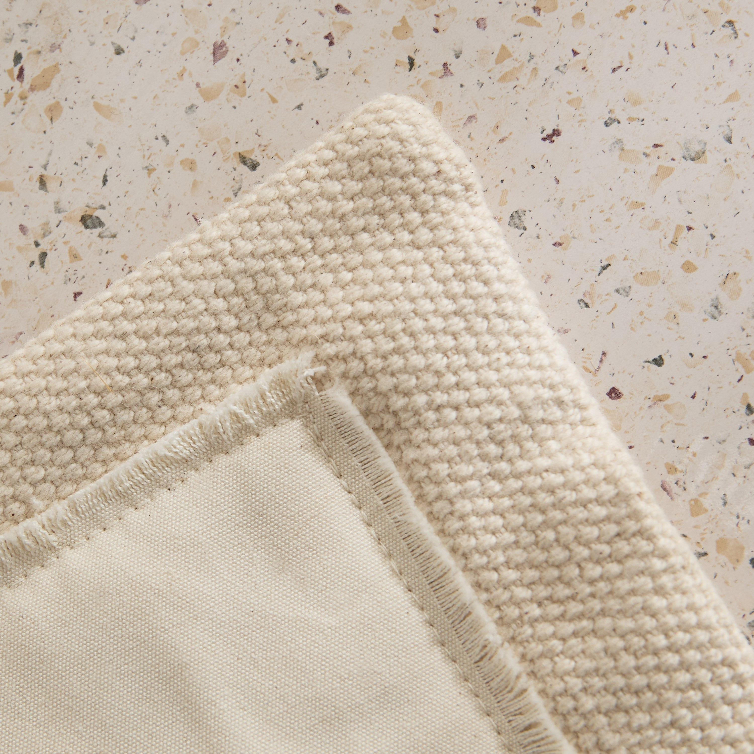 حامل أواني قطن مسوج مربع متوسط برقعة كانفاس من بيلا - 18 سم-hbxhomeware-kitchenware-kitchenlinens-image-4