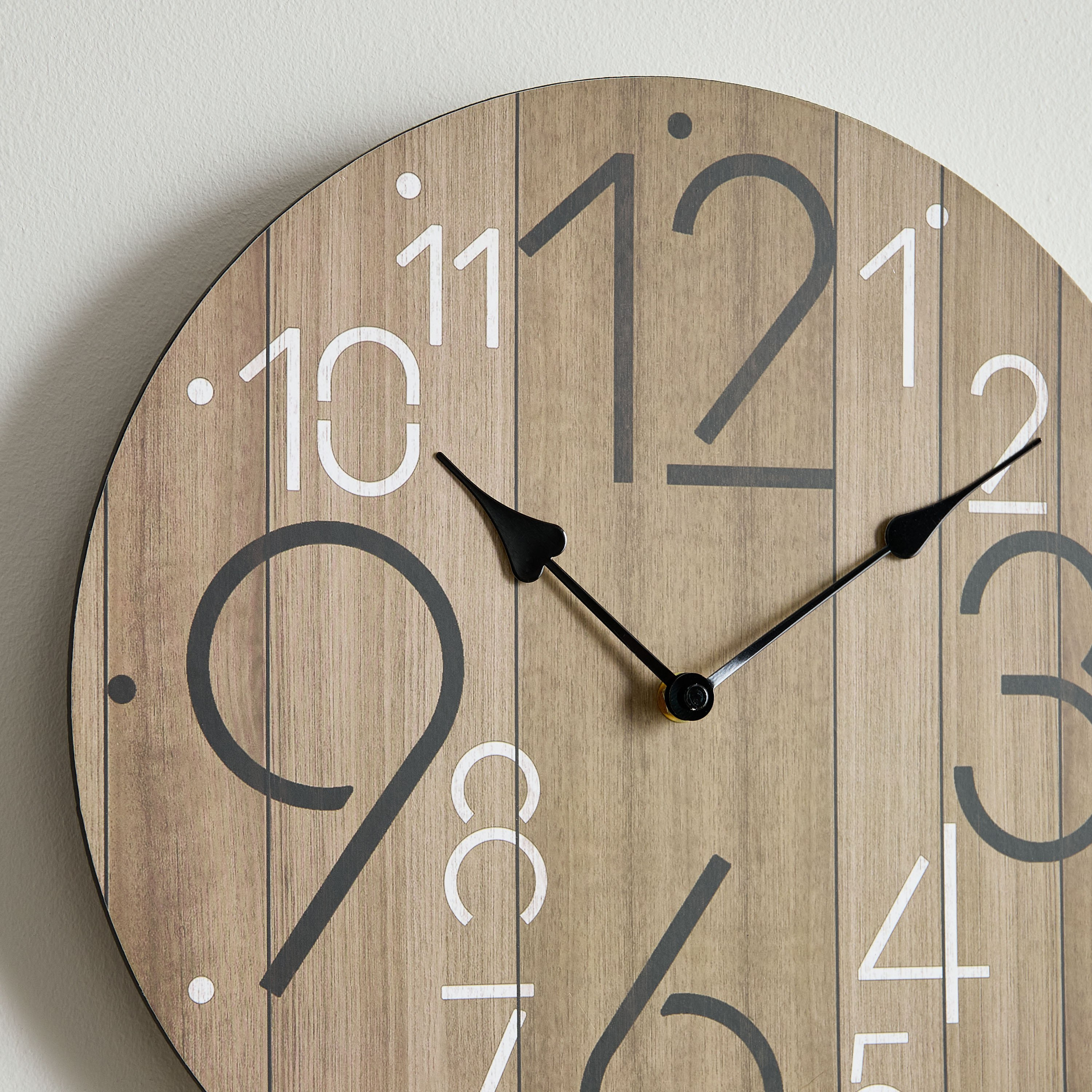 ساعة حائط خشبية من إمير - 34x34x4.5 سم-hbxdiningroom-decorandaccessories-clocks-image-3