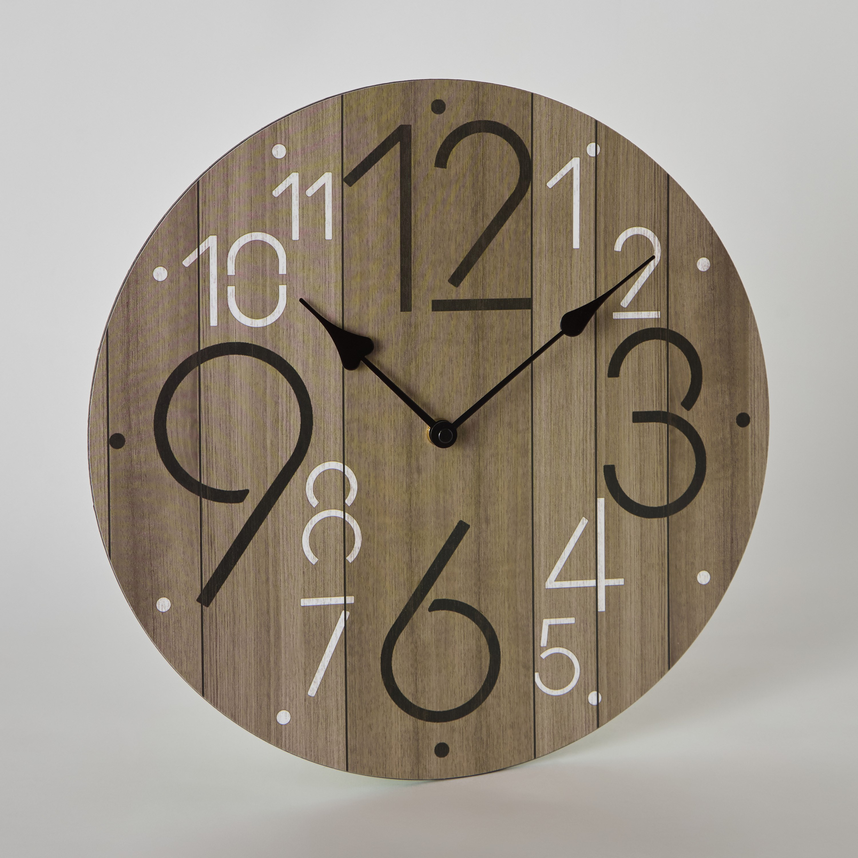 ساعة حائط خشبية من إمير - 34x34x4.5 سم-hbxdiningroom-decorandaccessories-clocks-image-5