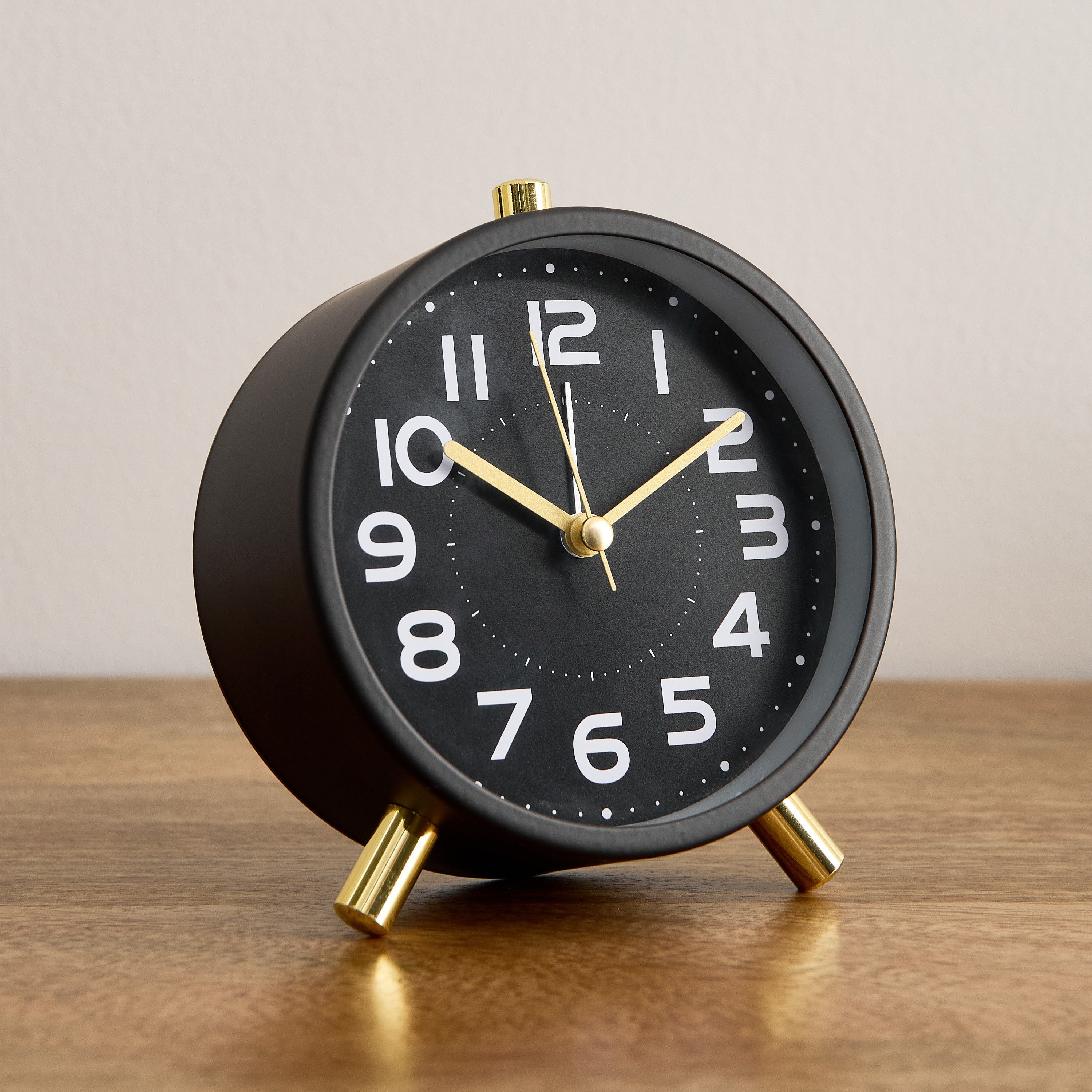 منبه طاولة معدني مع ضوء ليلي من إمير - 11x5.5x12 سم-hbxdiningroom-decorandaccessories-clocks-image-1
