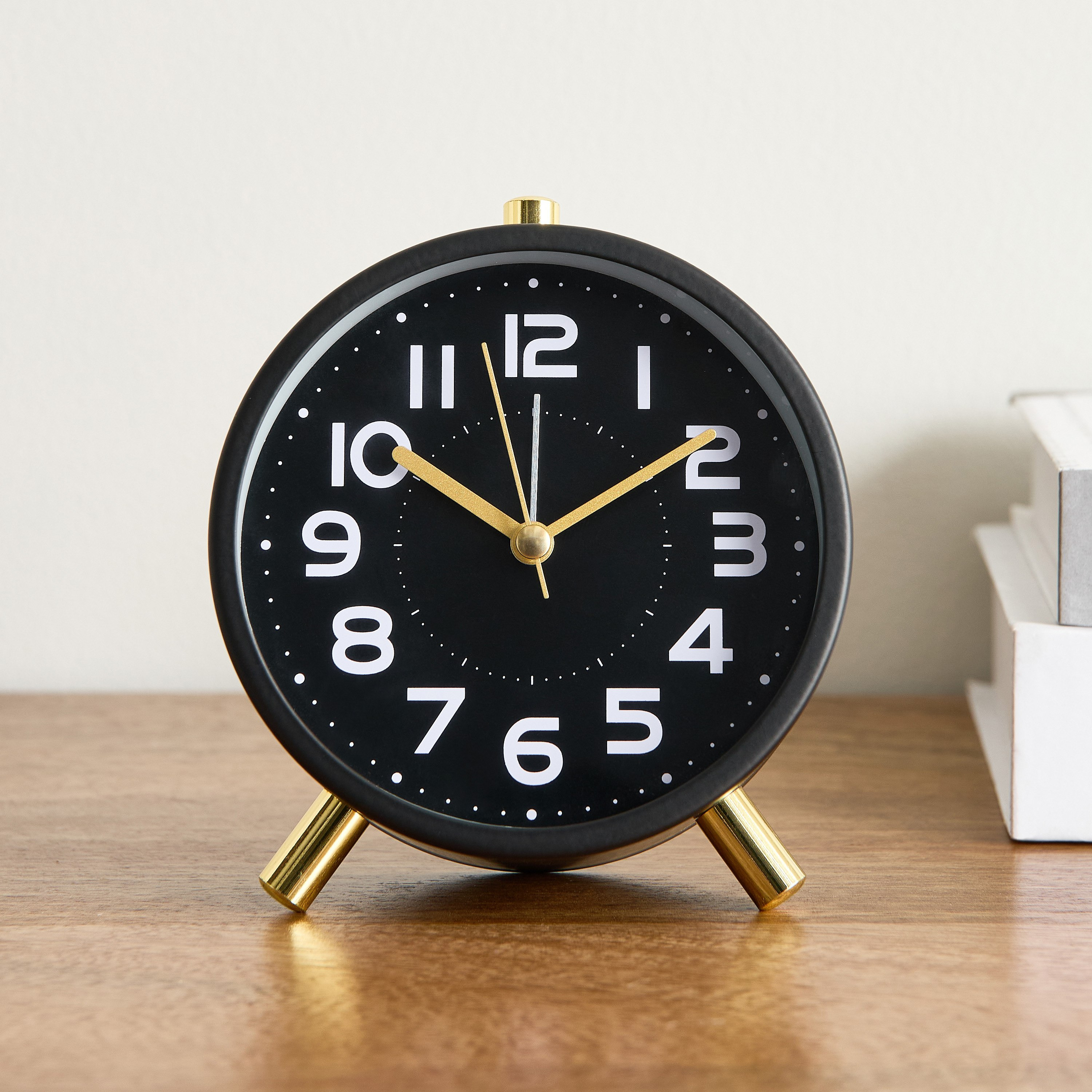 منبه طاولة معدني مع ضوء ليلي من إمير - 11x5.5x12 سم-hbxdiningroom-decorandaccessories-clocks-image-2
