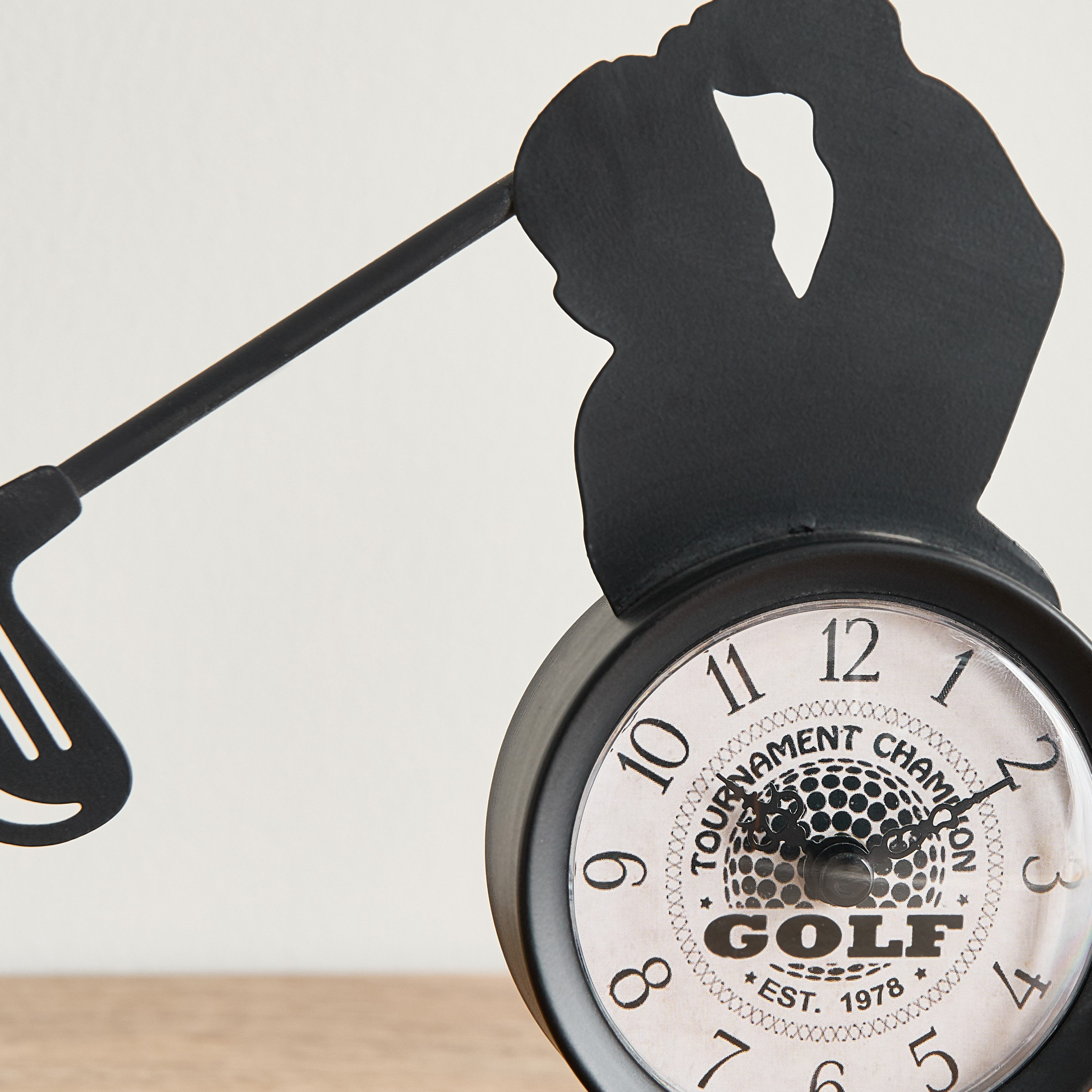 Emir Golf Metal Table Clock - 17x5x17.8 cm-hbxdiningroom-decorandaccessories-clocks-image-4