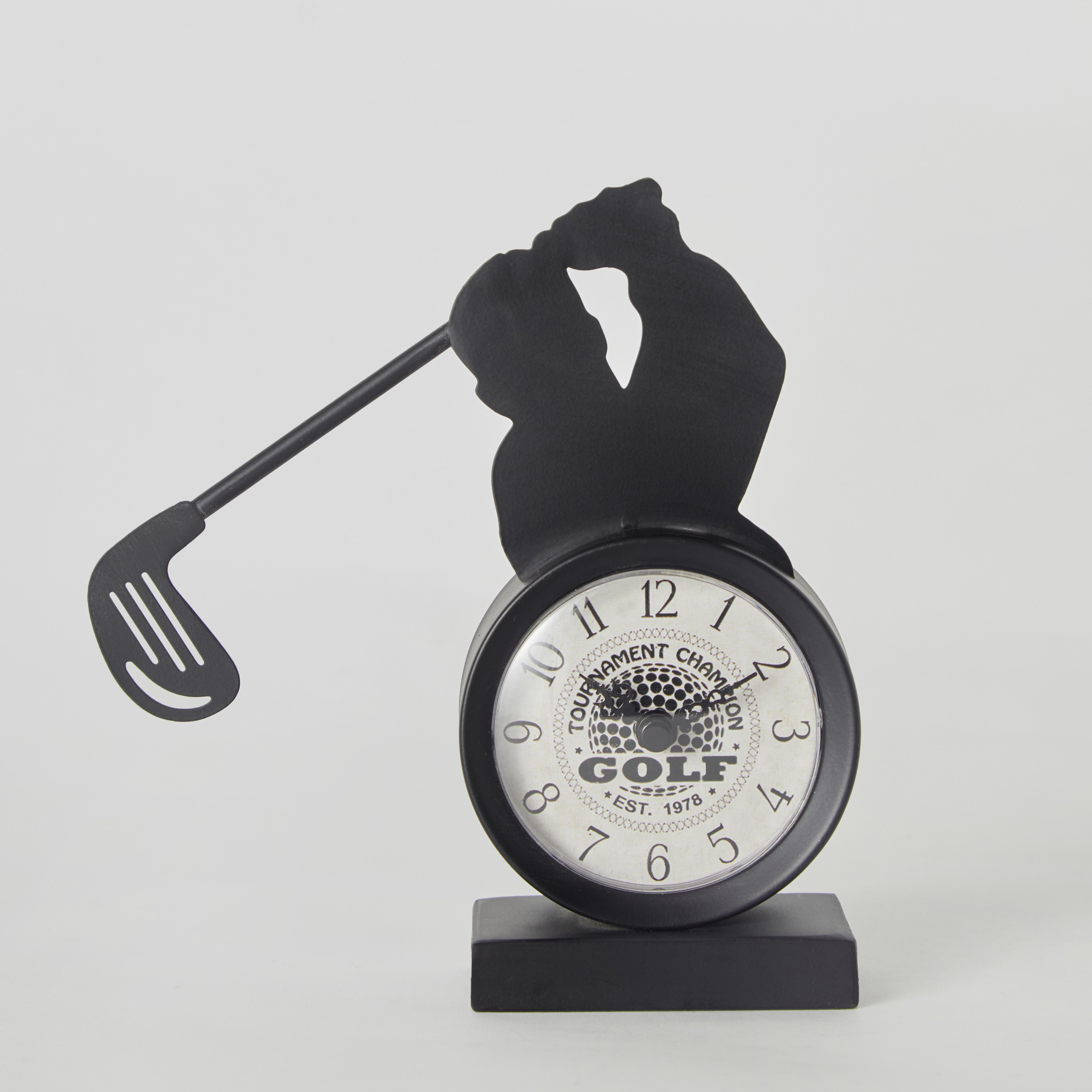 Emir Golf Metal Table Clock - 17x5x17.8 cm-hbxdiningroom-decorandaccessories-clocks-image-6