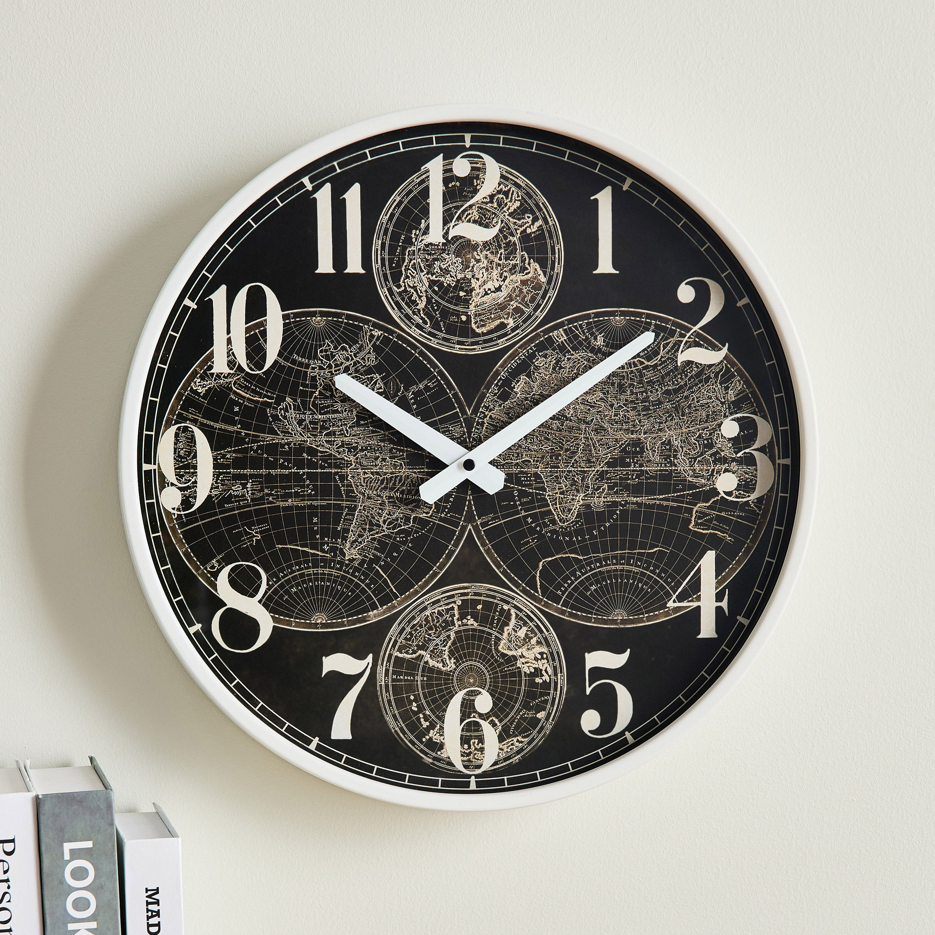 ساعة حائط معدنية من إمير - 40x5.5x40 سم-hbxdiningroom-decorandaccessories-clocks-image-2