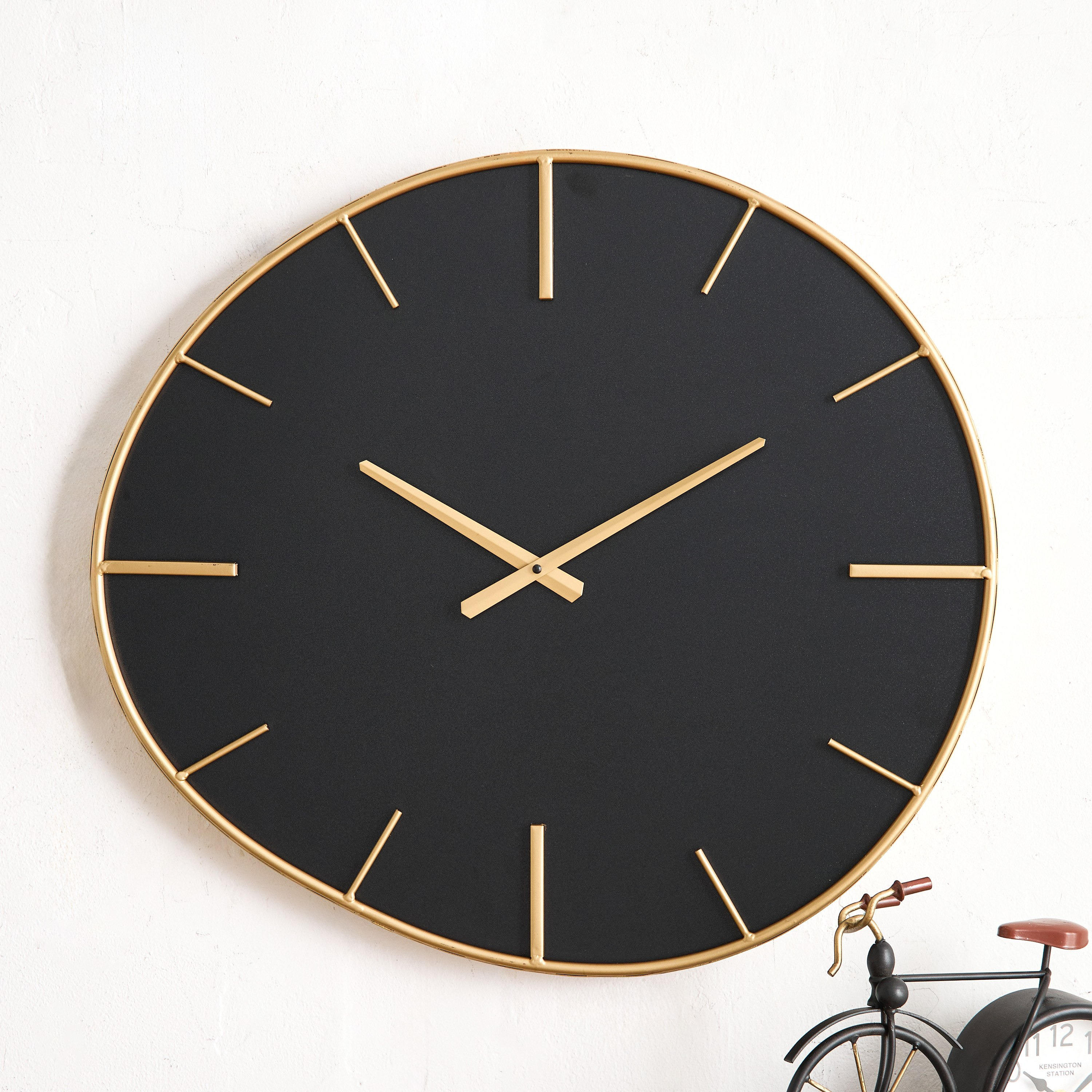 ساعة حائط عصرية معدن من إمير - 59×4×53 سم-hbxdiningroom-decorandaccessories-clocks-image-2