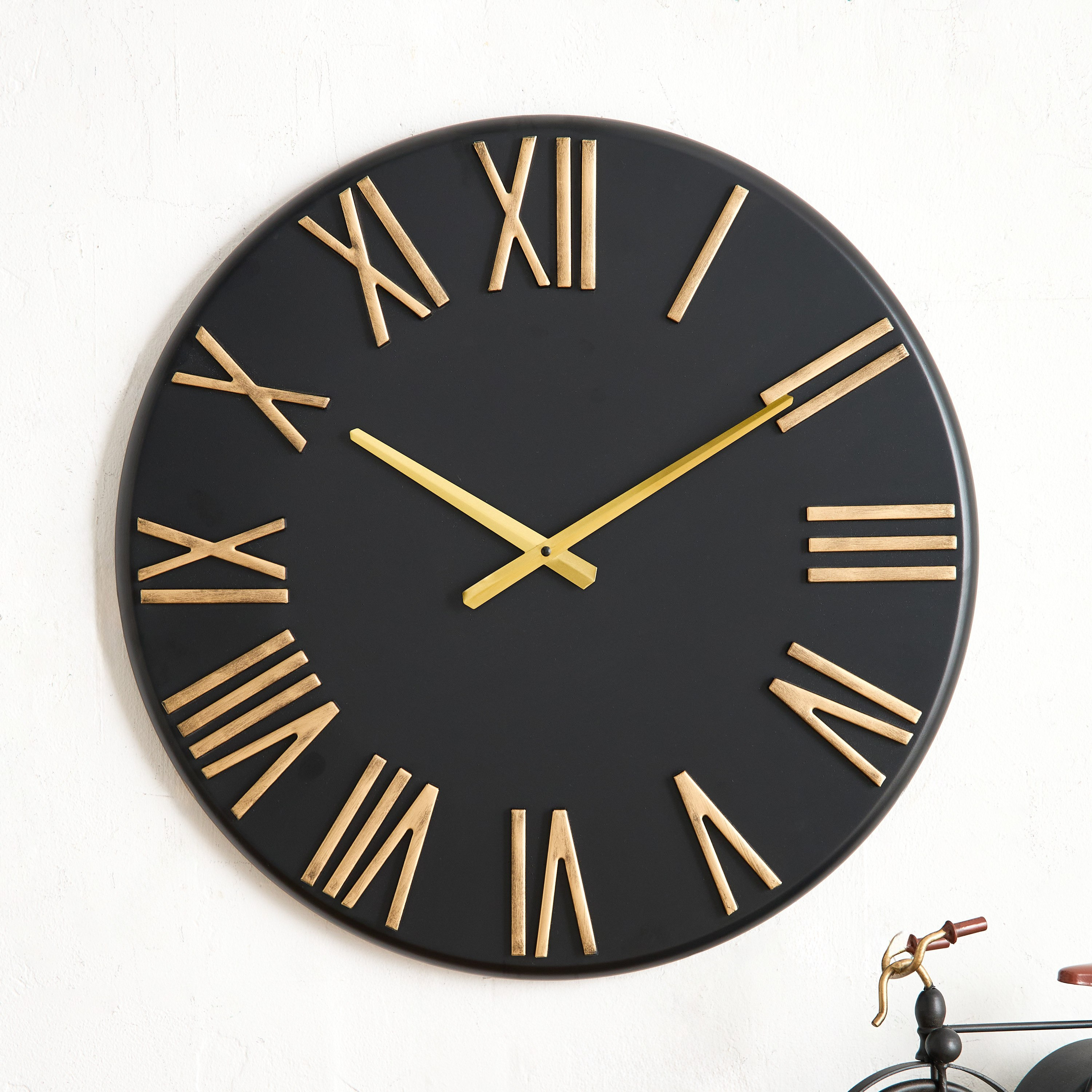 ساعة حائط معدنية من إمير - 50x4x50 سم-hbxdiningroom-decorandaccessories-clocks-image-2