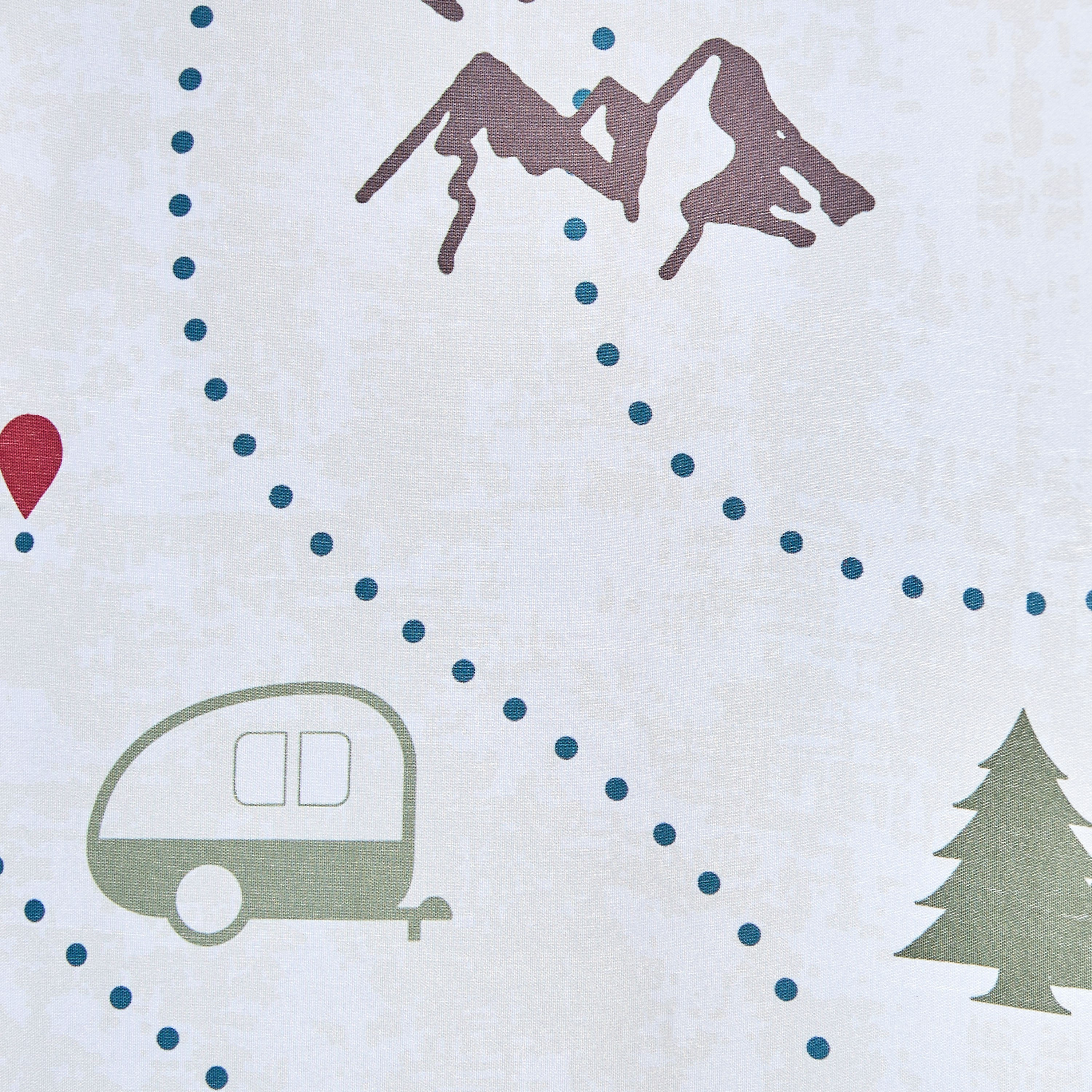 Joy Adventurer 90 GSM Gemini Shower Curtain - 180x180 cm-hbxhomeware-hbxkidsandyouth-image-2