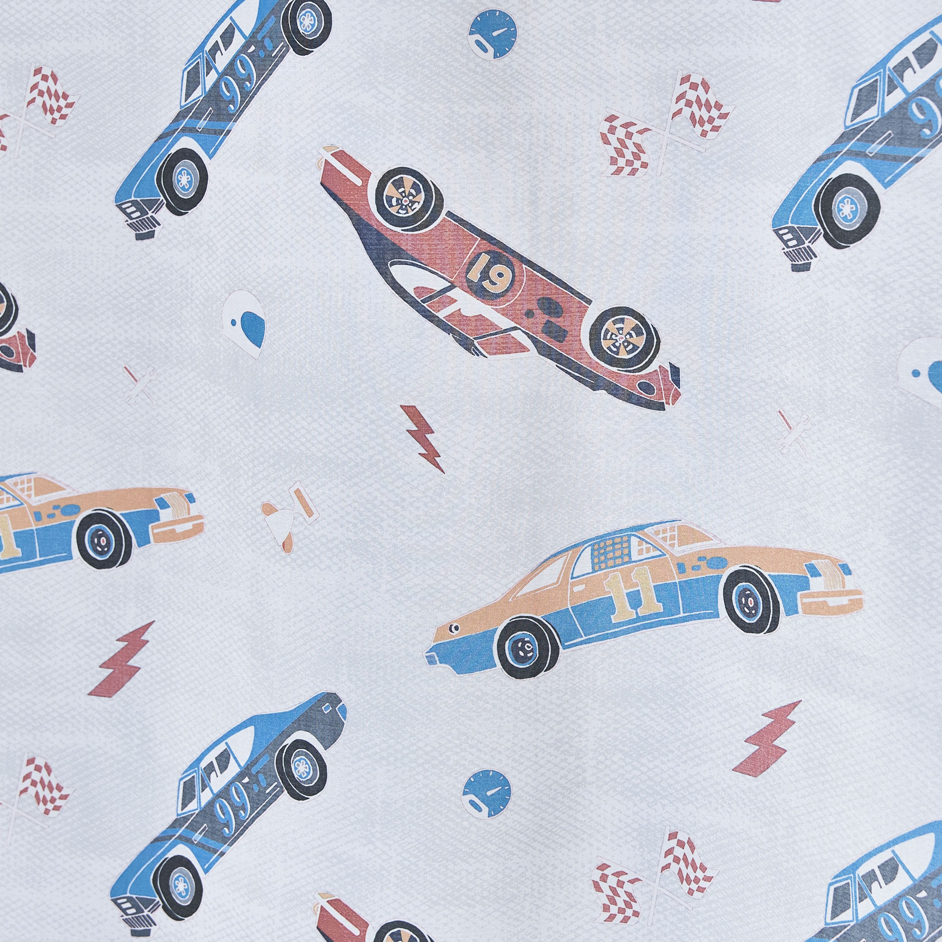 Tom Gearhead 90 GSM Gemini Shower Curtain - 180x180 cm-hbxhomeware-hbxkidsandyouth-image-2