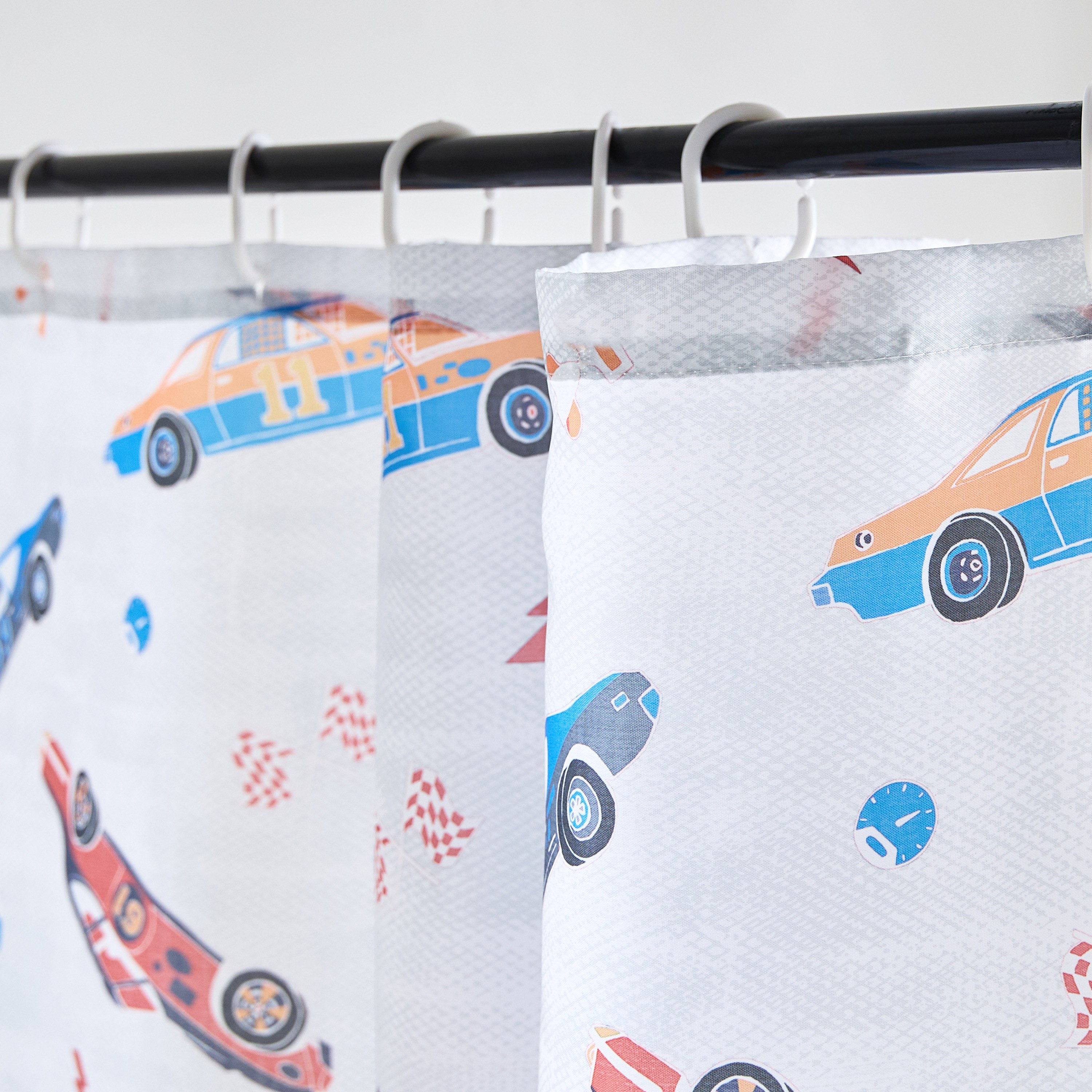 Tom Gearhead 90 GSM Gemini Shower Curtain - 180x180 cm-hbxhomeware-hbxkidsandyouth-image-3