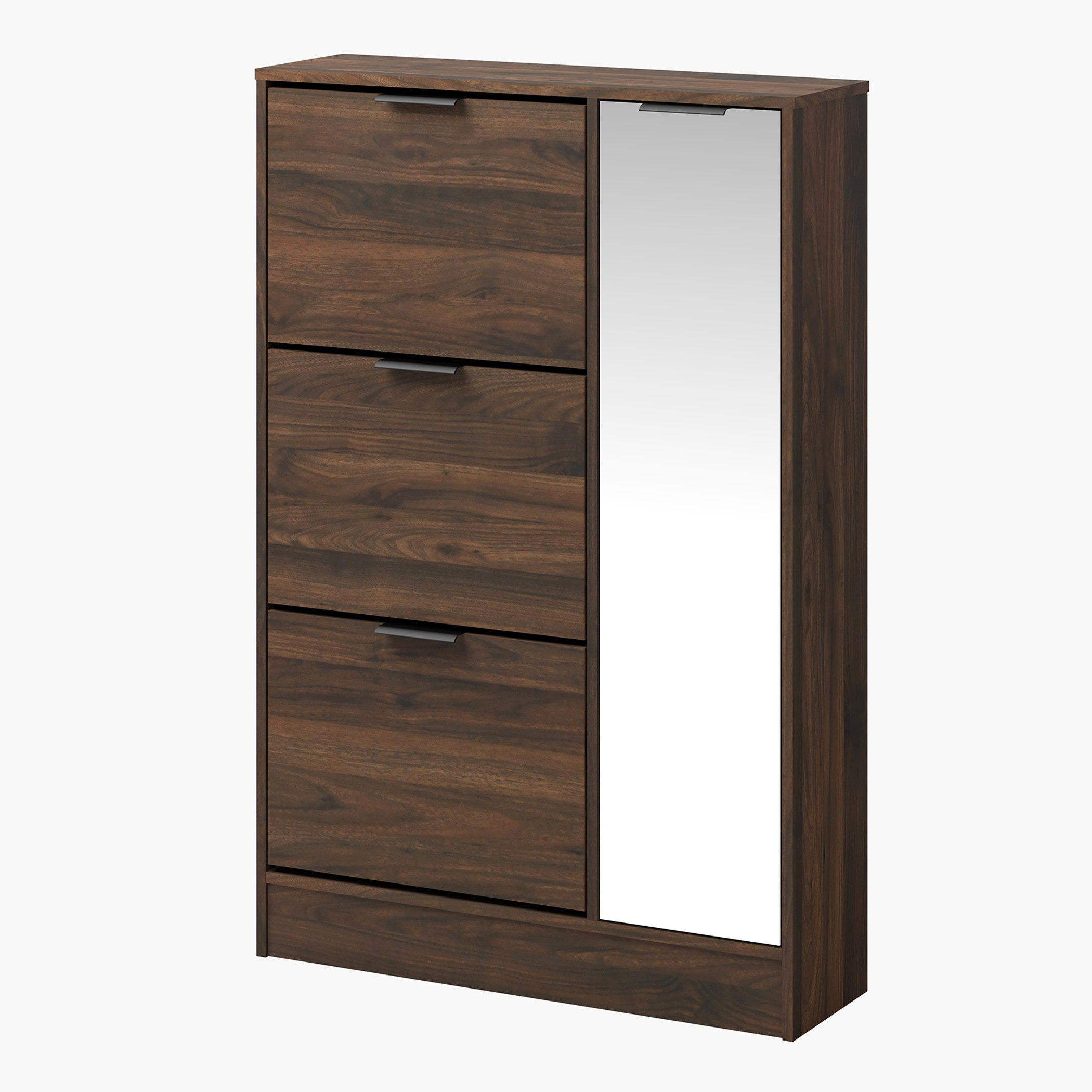 Malmo 18-Pair 3-Tier Shoe Cabinet with Door and Mirror-hbxbedroom-shoecabinetsandracks-image-2