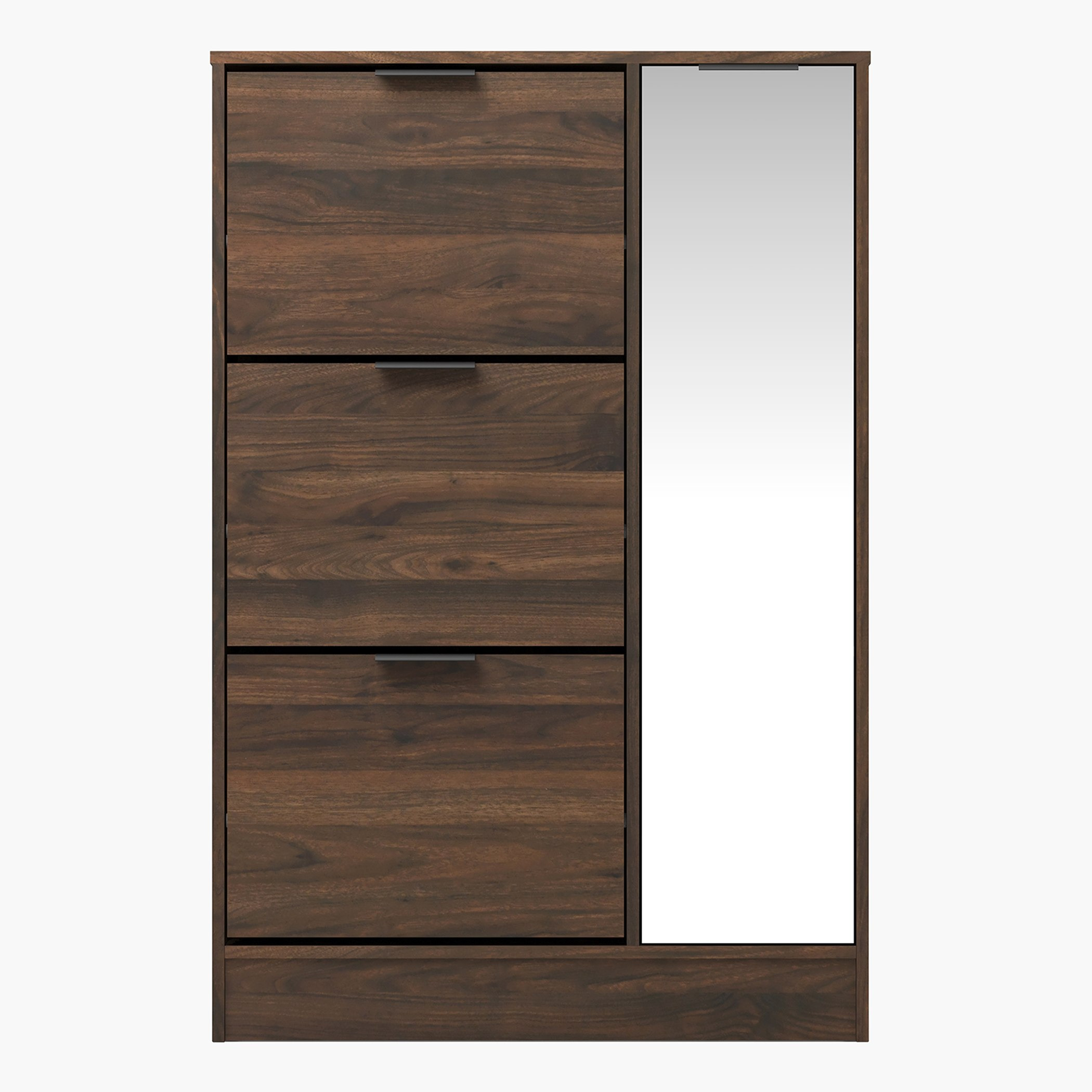 Malmo 18-Pair 3-Tier Shoe Cabinet with Door and Mirror-hbxbedroom-shoecabinetsandracks-image-3