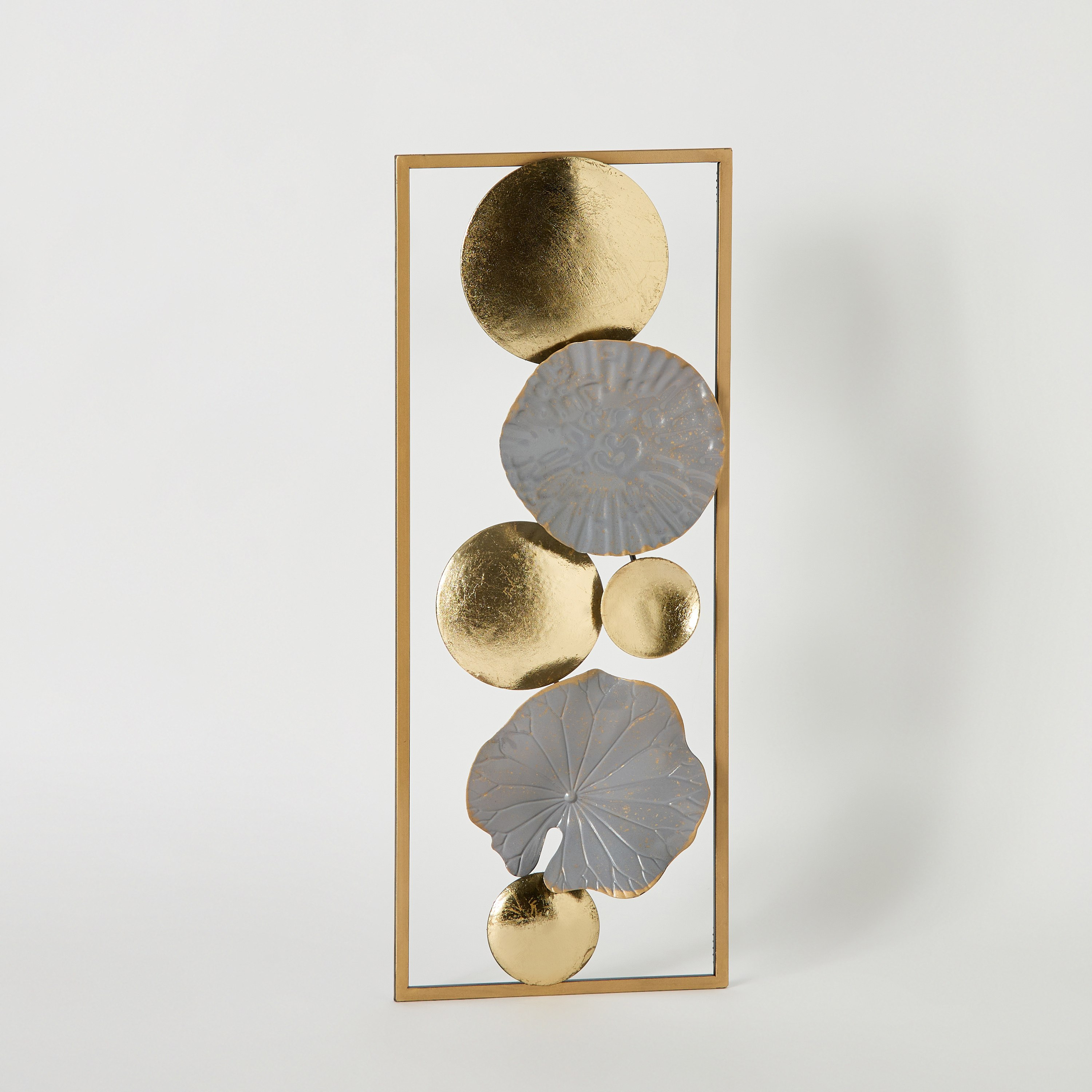 زينة حائط معدن دائرة من جورجا - 20.3x50.2x2.5 سم-hbxdiningroom-walldecor-wallart-image-5