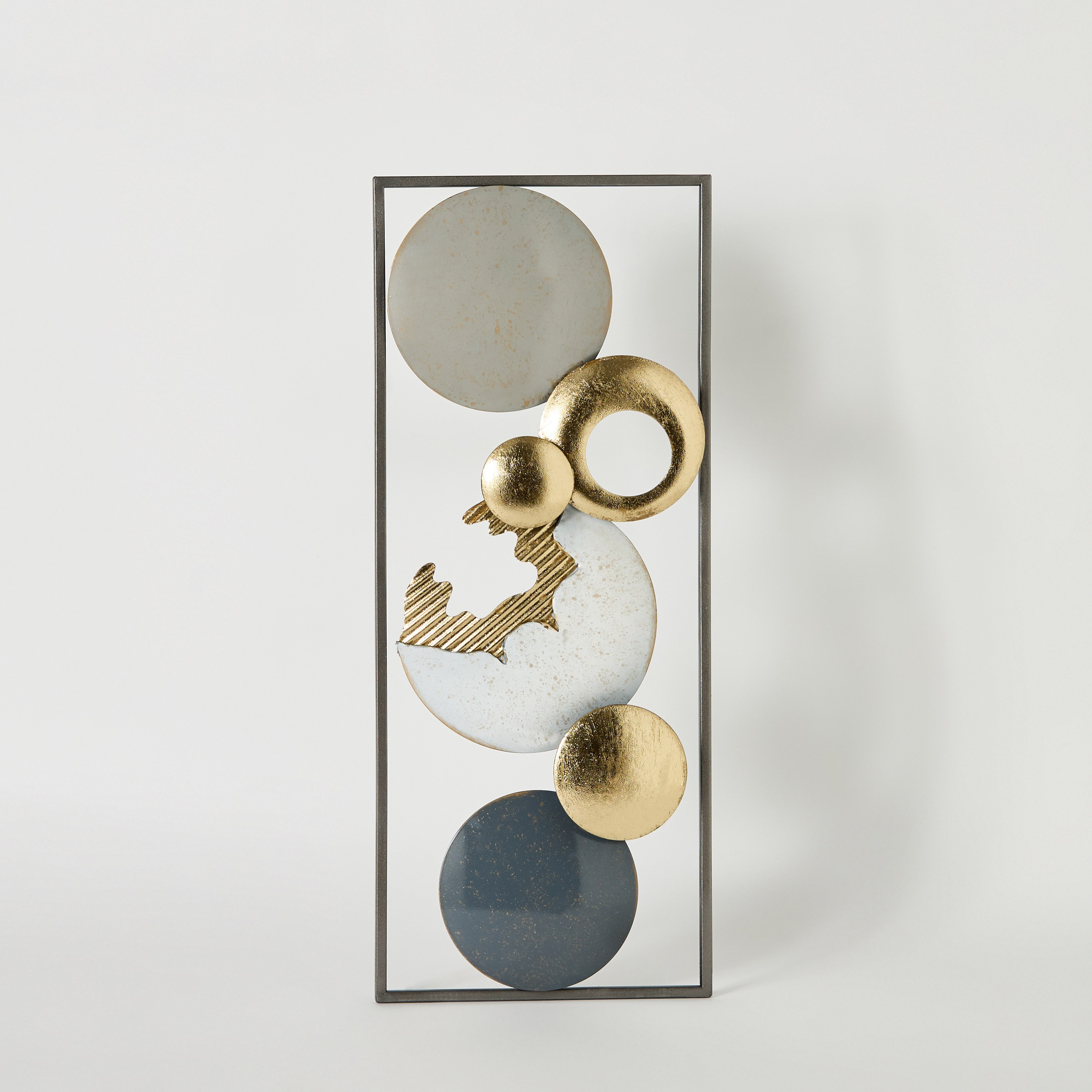 Jorja Modern Metal Wall Art - 24.8x61x3.8 cm-hbxdiningroom-walldecor-wallart-image-5