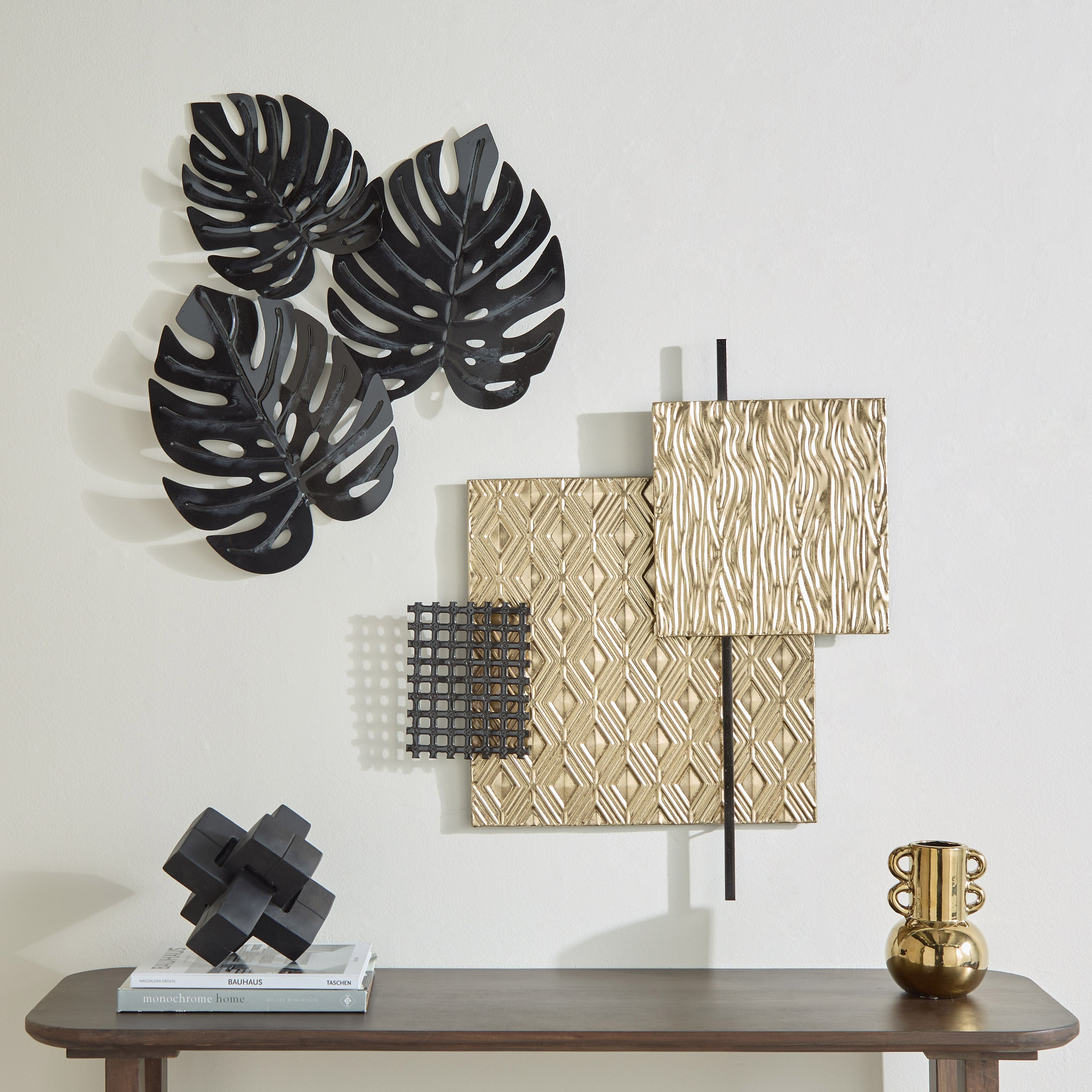 زينة حائط هندسية معدن من جورجا - 70.5x61.0x3.8 سم-hbxdiningroom-walldecor-wallart-image-4