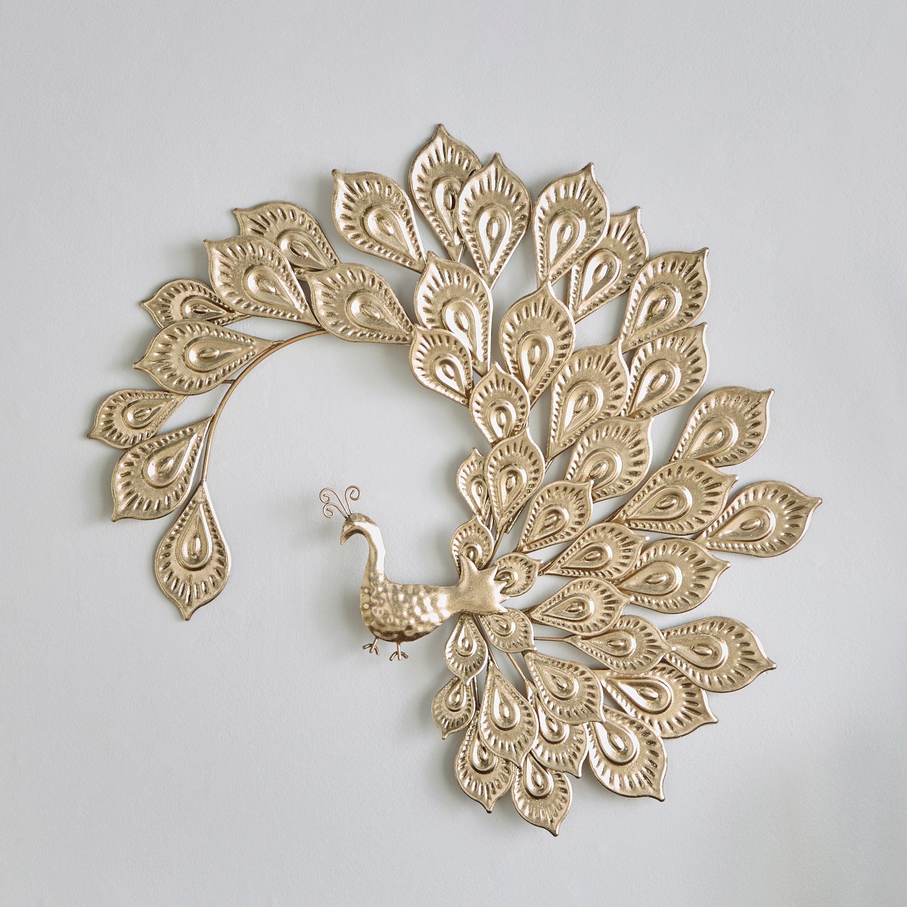 Jorja Peacock Metal Wall Art - 61x57.2x3.2 cm-hbxdiningroom-walldecor-wallart-image-2