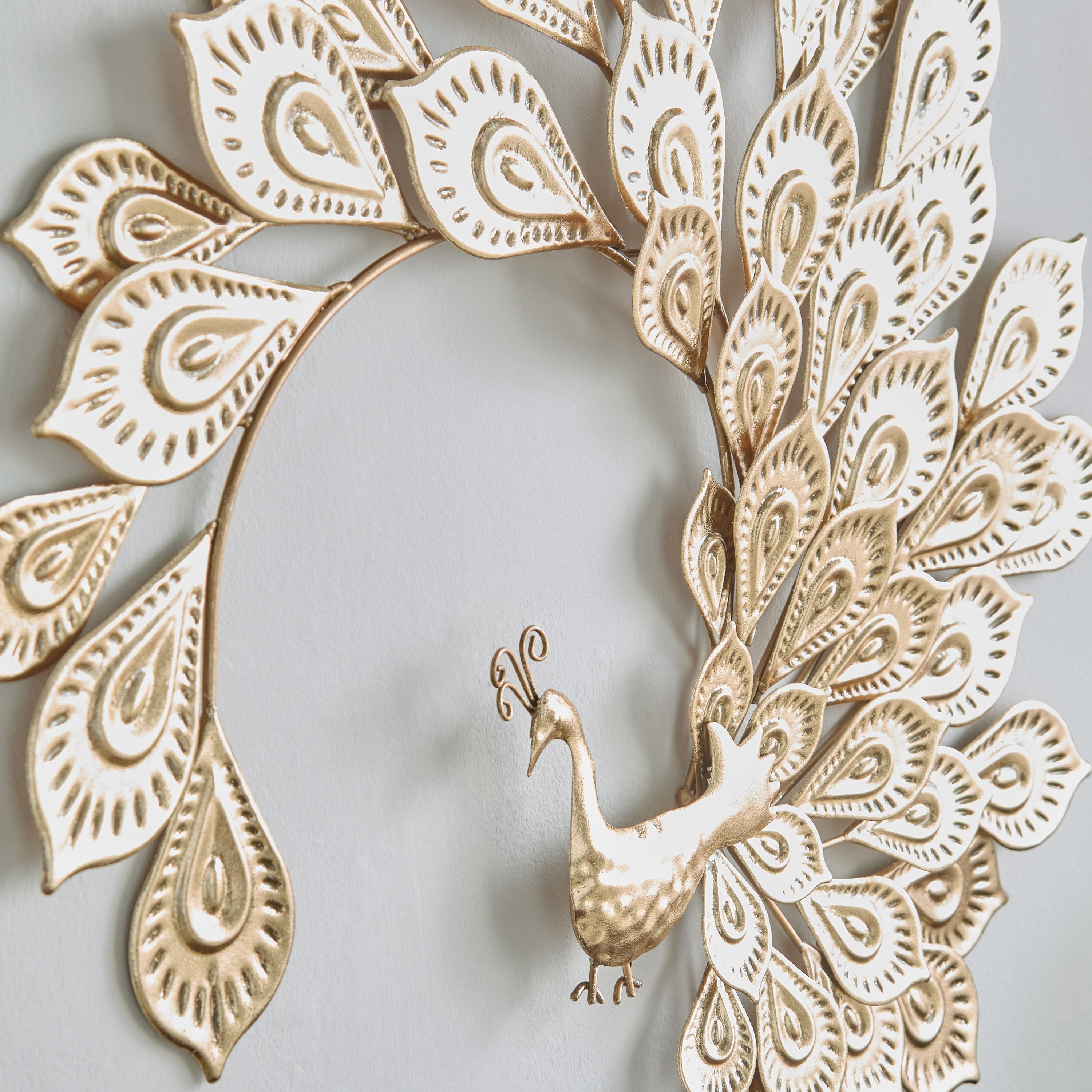 Jorja Peacock Metal Wall Art - 61x57.2x3.2 cm-hbxdiningroom-walldecor-wallart-image-3