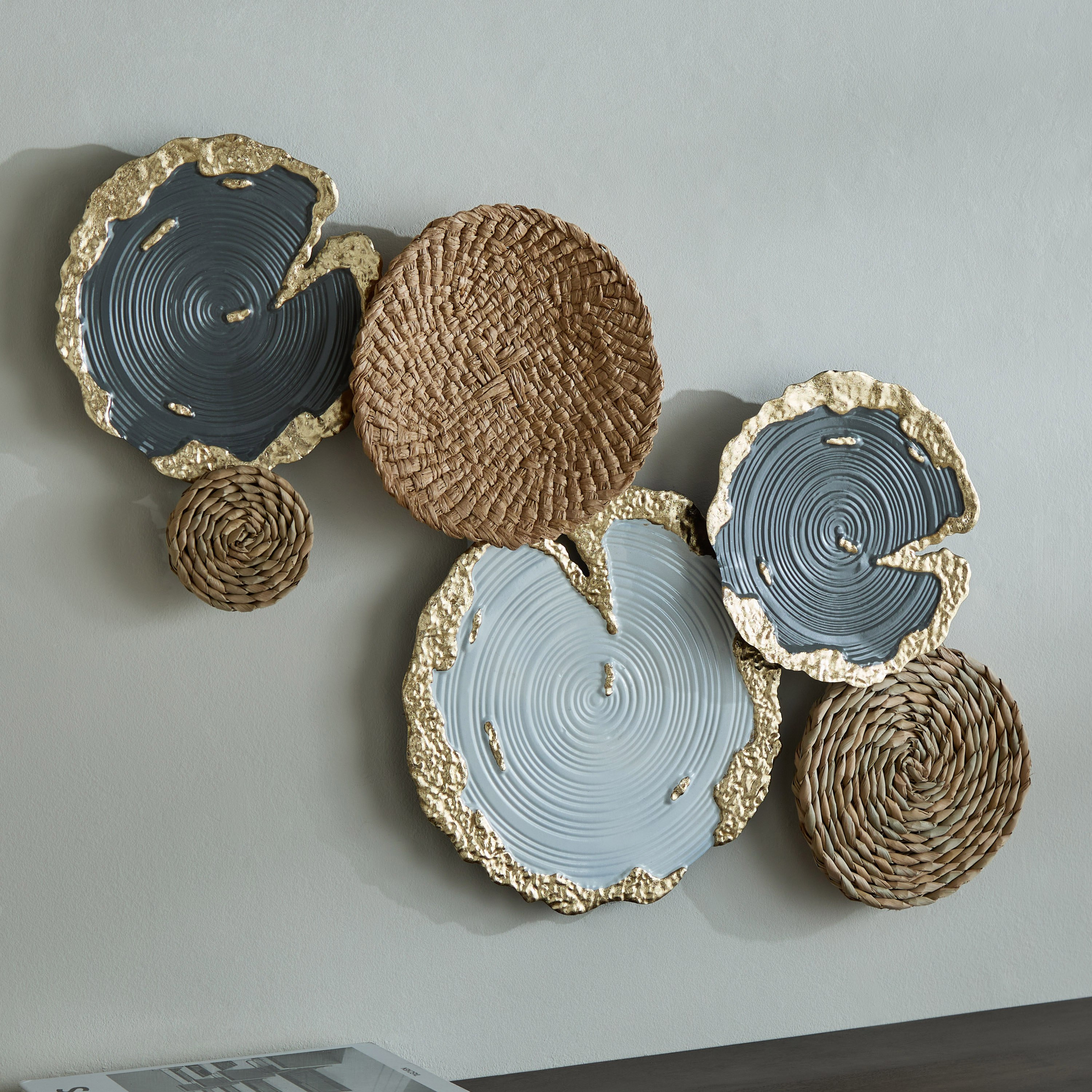 زينة حائط معدن من جورجا - 89.5x48.3x5.1 سم-hbxdiningroom-walldecor-wallart-image-1
