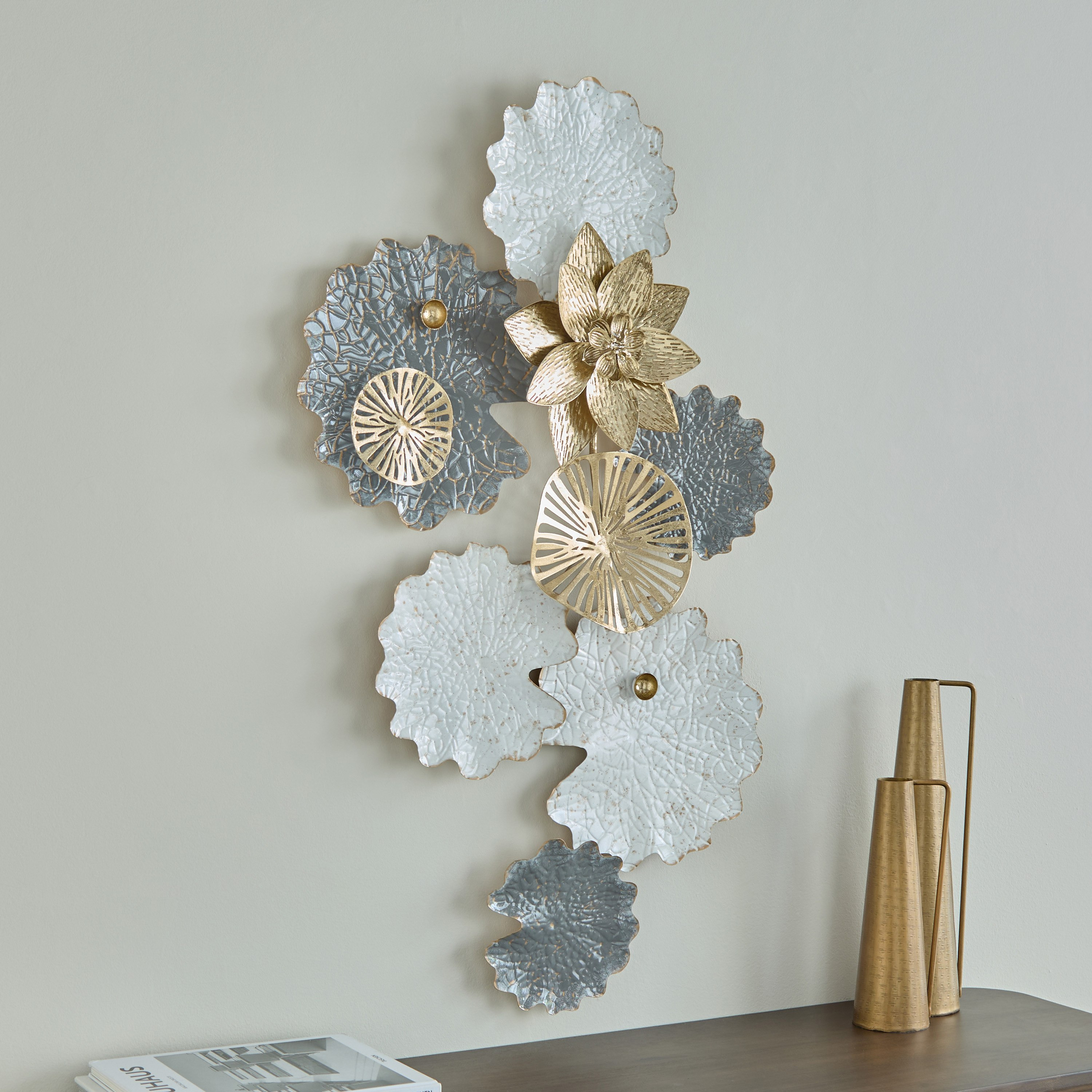 زينة حائط معدن من جورجا - 95.3x56.5x7.6 سم-hbxdiningroom-walldecor-wallart-image-1