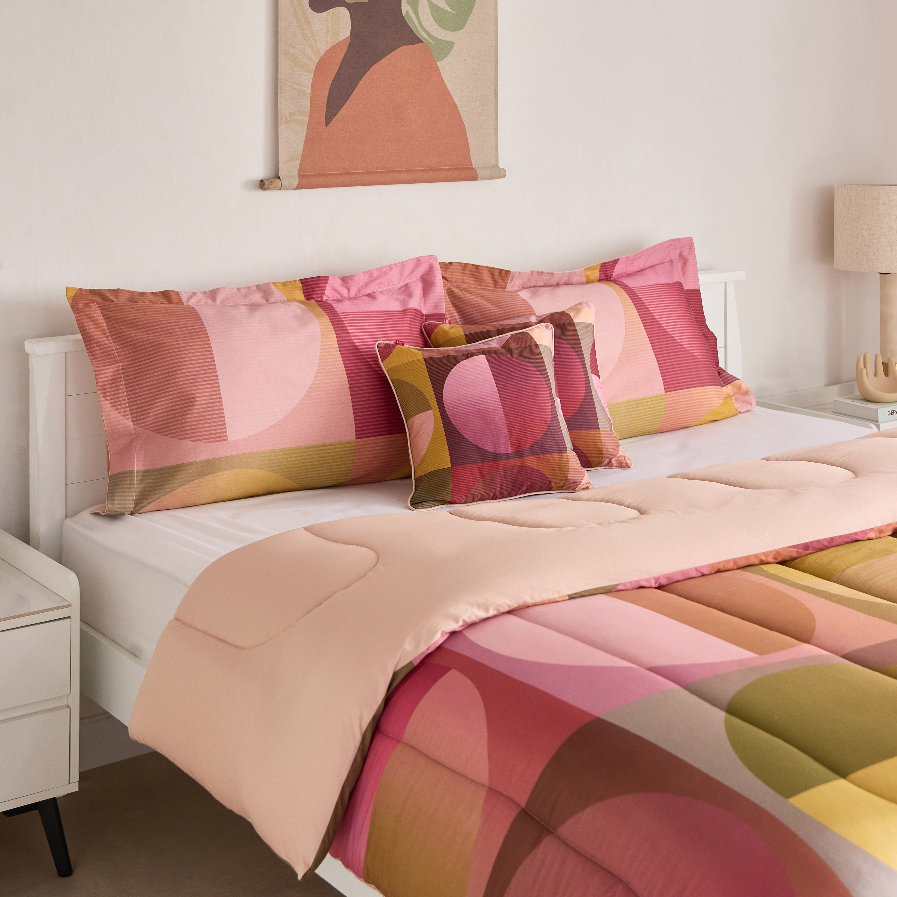 طقم لحاف كينج قطن 5 قطع ريدينت من مابيل ميزون - 220x240 سم-hbxhomeware-hbxbedroom-image-1