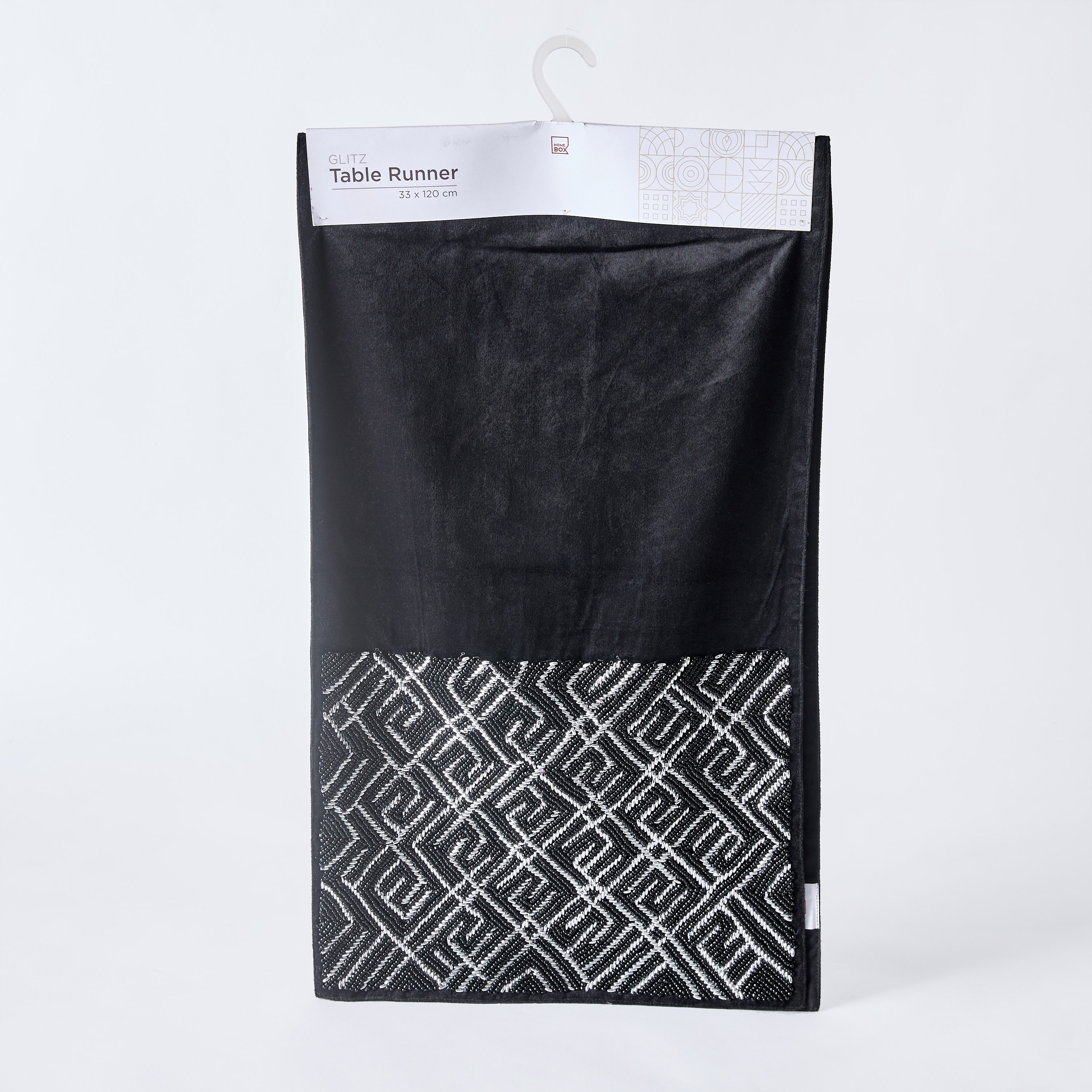 مفرش طاولة مزيّن بالخرز من جليتز - 33x120 سم-hbxhomeware-kitchenware-kitchenlinens-image-6
