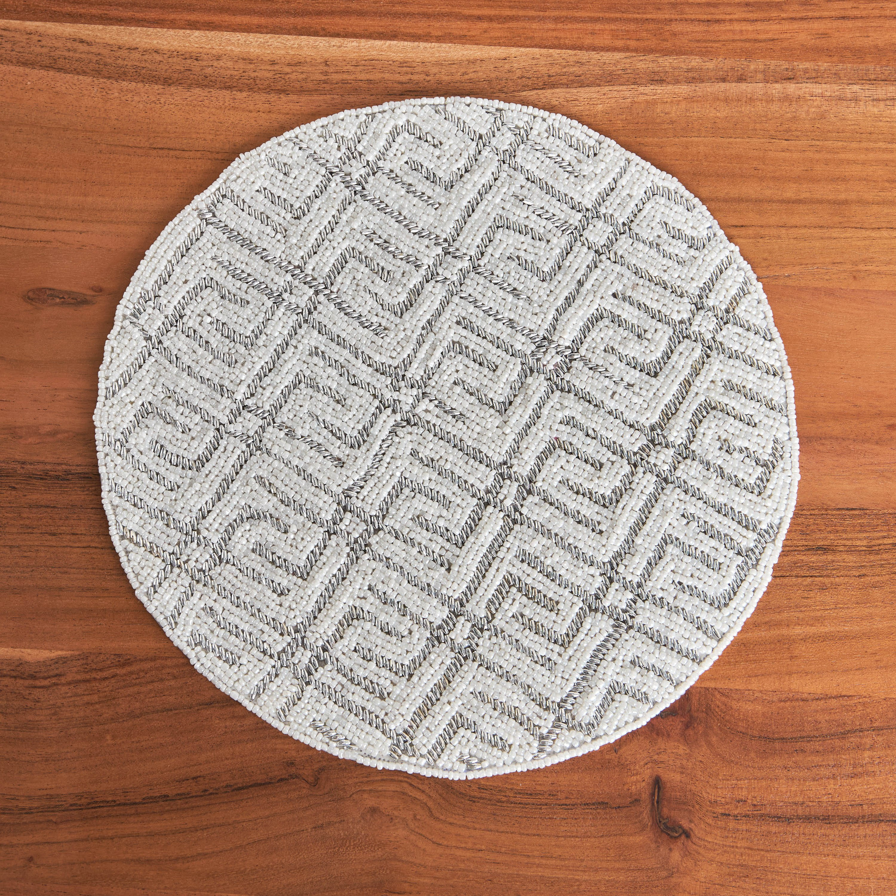 لبادة صحون مزينة بالخرز من جليتز- 30 سم-hbxhomeware-kitchenware-kitchenlinens-image-2