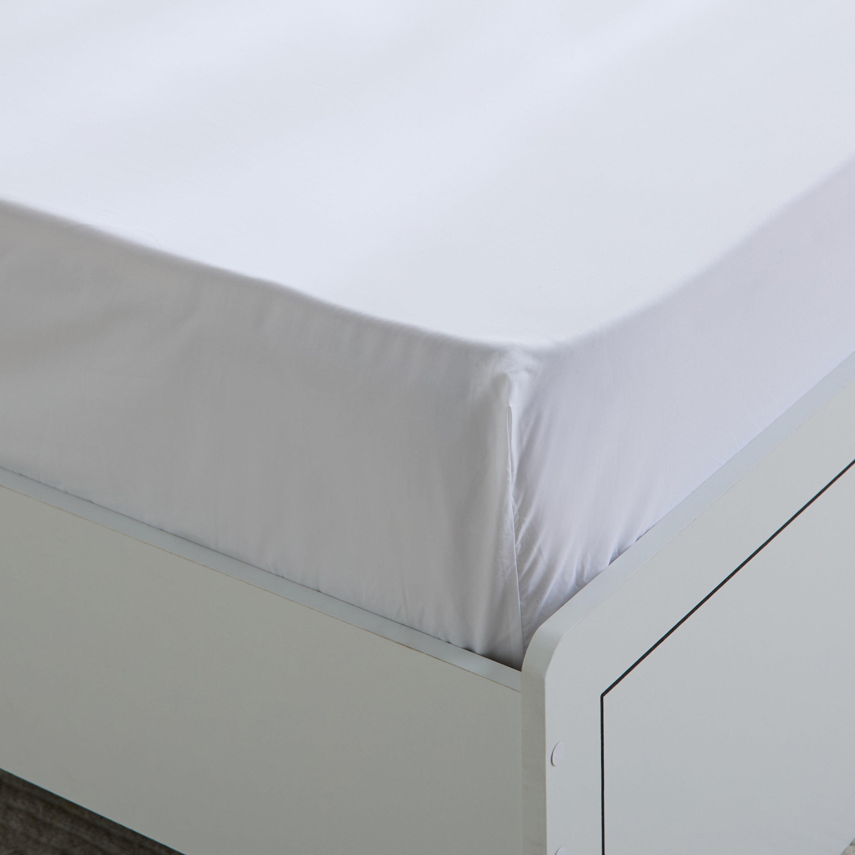 Purely-percale 300TC Single Fitted Sheet - 90x200+36 cm-hbxhomeware-hbxbedroom-image-5