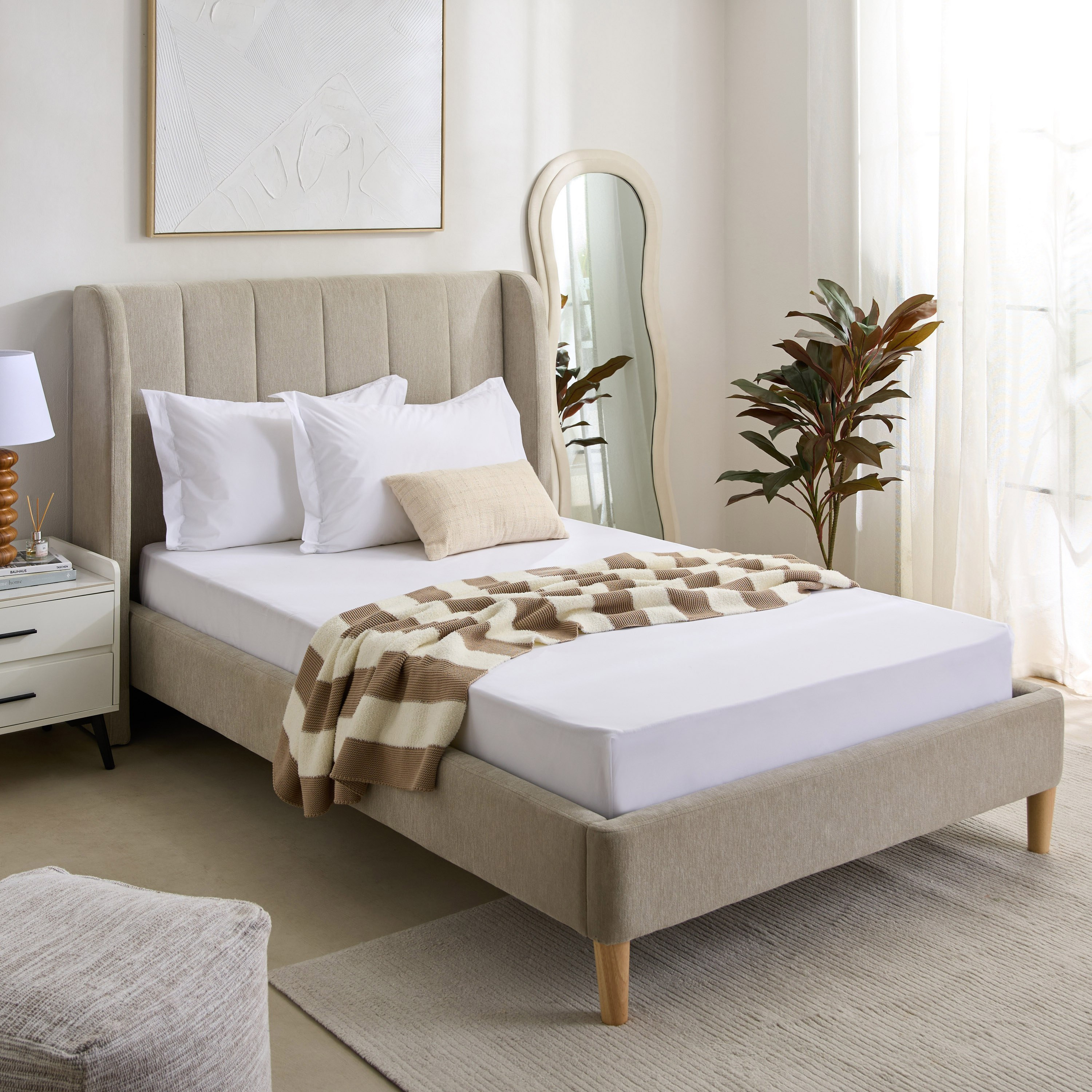 Purely Percale Twin Fitted Sheet - 120x200+40 cm-hbxhomeware-bedding-fittedsheets-image-7