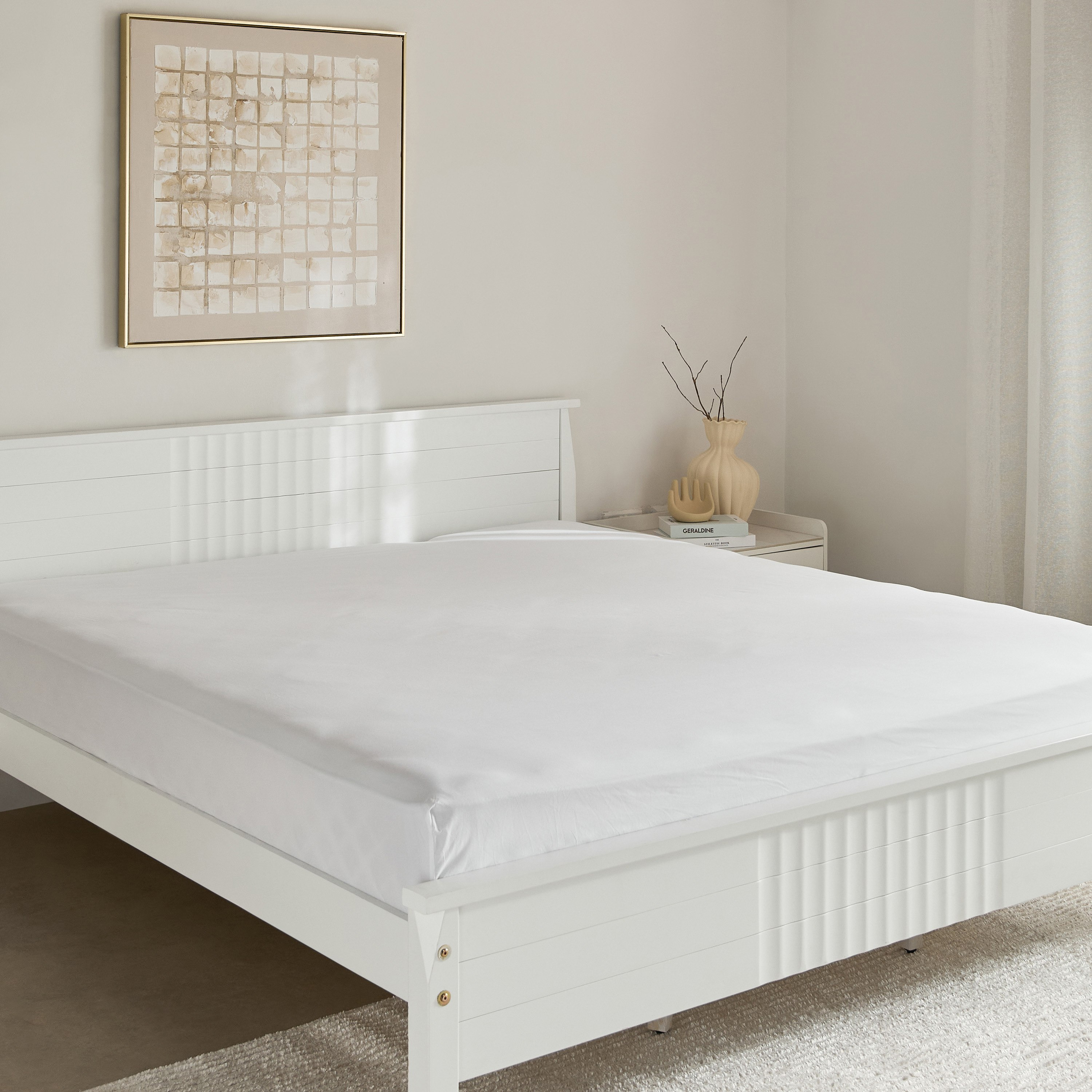 Purely Percale Olympic Queen Fitted Sheet - 160x200+40 cm-hbxhomeware-hbxbedroom-image-2