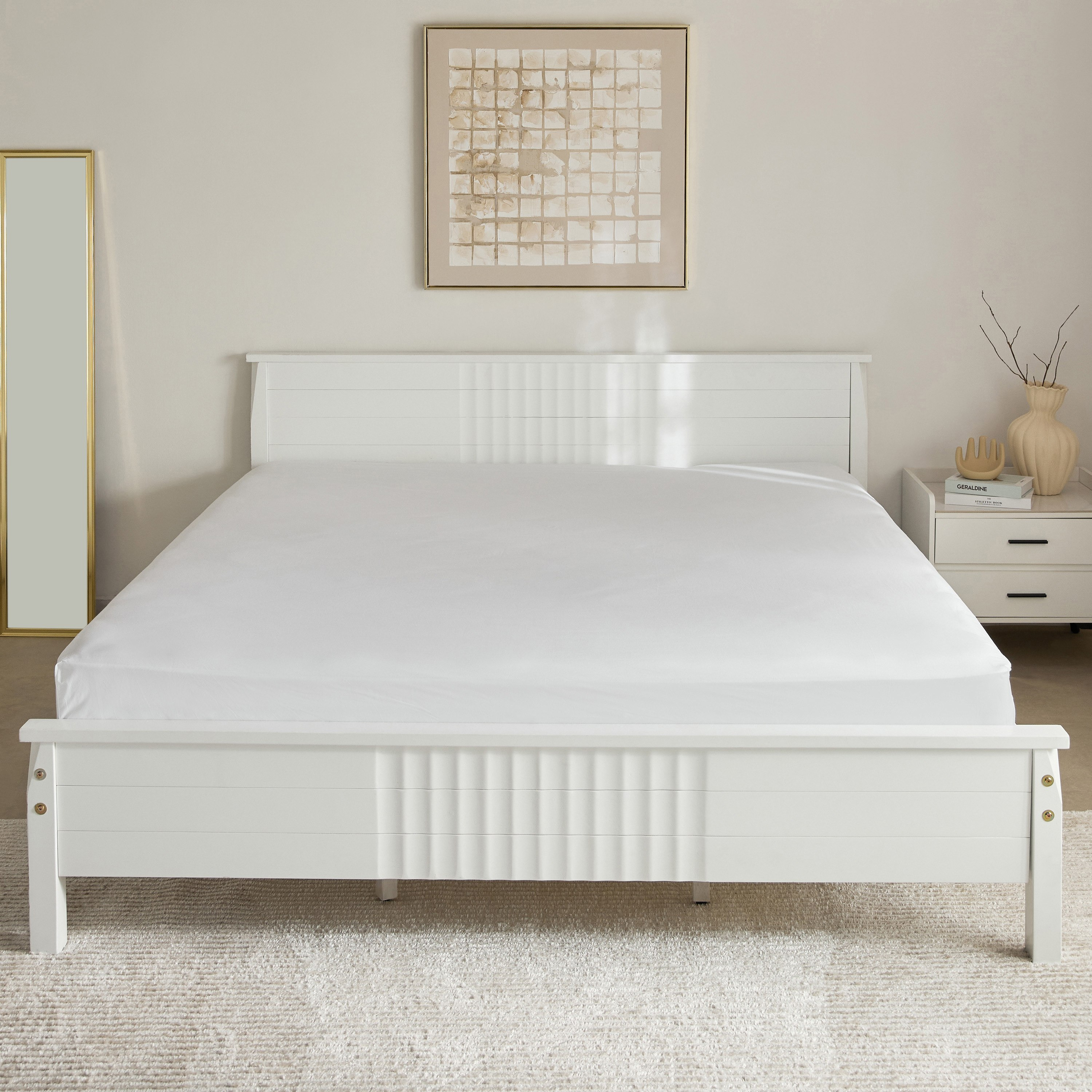 Purely Percale Olympic Queen Fitted Sheet - 160x200+40 cm-hbxhomeware-hbxbedroom-image-3