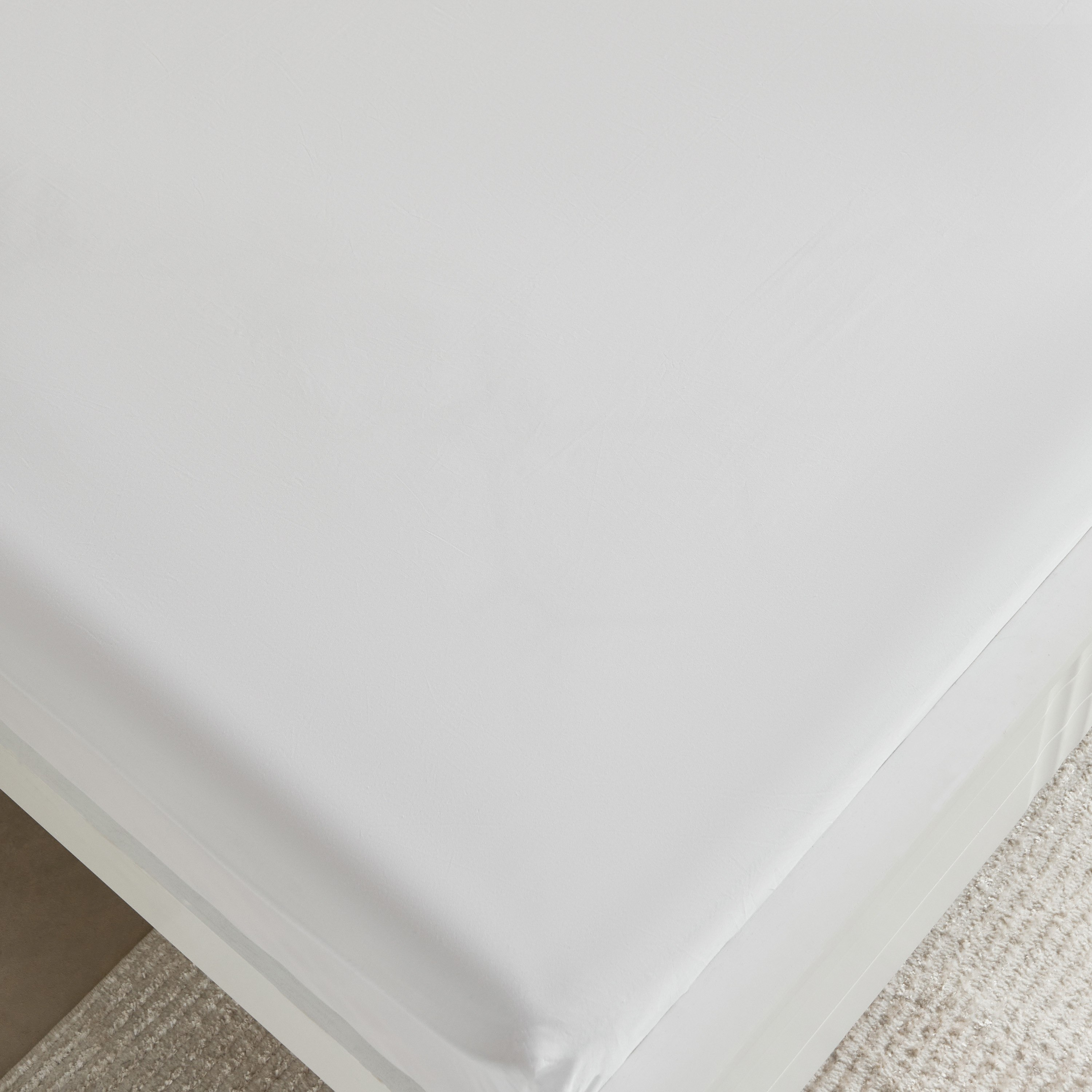 Purely Percale 300 TC Super King Fitted Sheet - 200x200+40 cm-hbxhomeware-hbxbedroom-image-5