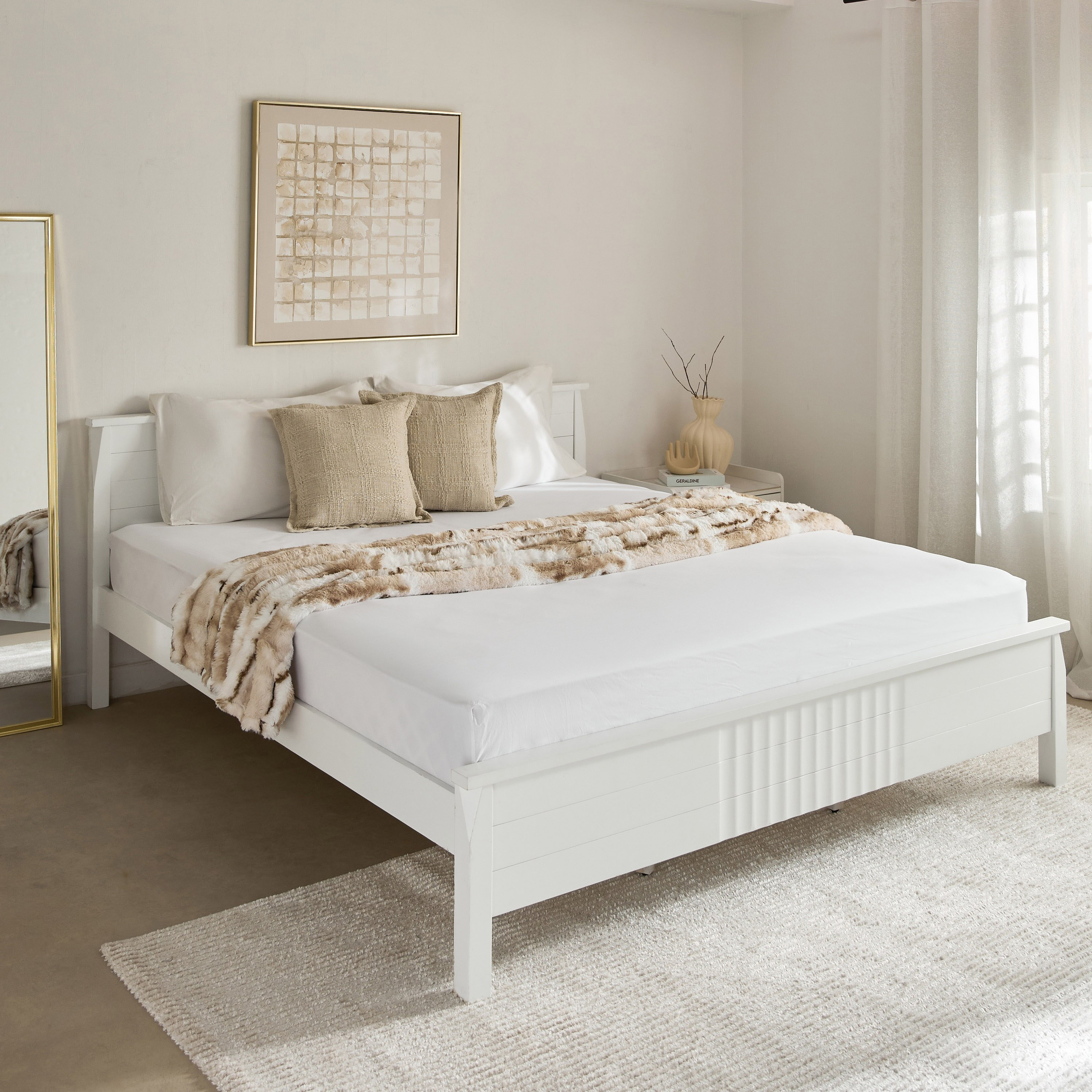 Purely Percale 300 TC Super King Fitted Sheet - 200x200+40 cm-hbxhomeware-hbxbedroom-image-9