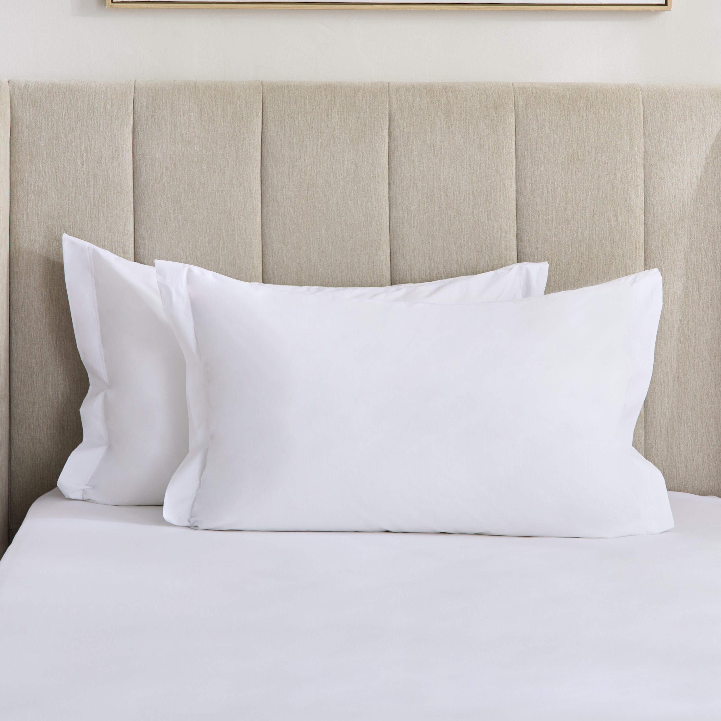 Purely-Percale 2-Piece 300TC Percale Pillowcase Set with Flange - 50x75+15 cm-hbxhomeware-hbxbedroom-image-2