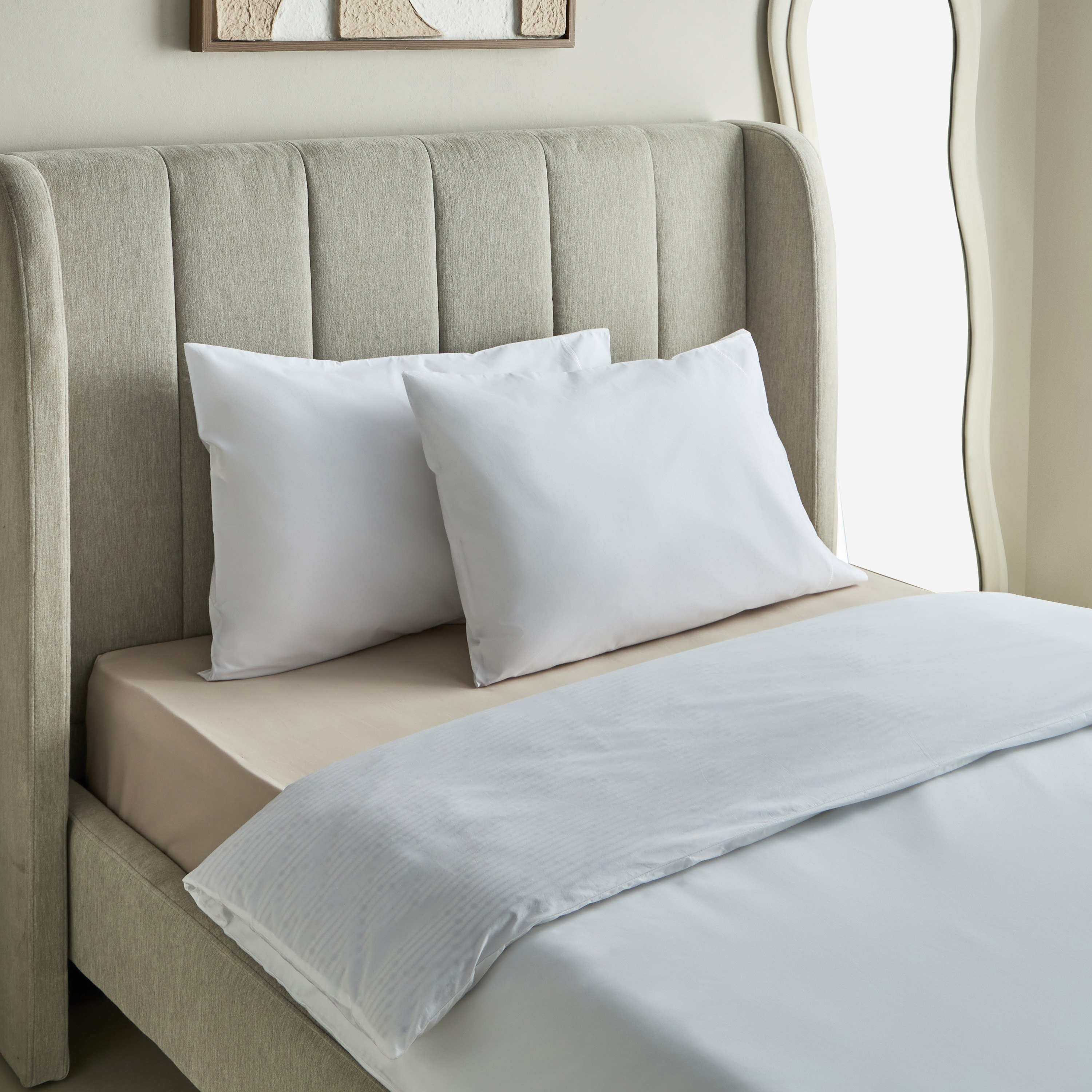 Purely-percale 3-Piece 300TC Percale Single Duvet Quilt Cover Set - 135x200 cm-hbxhomeware-hbxbedroom-image-1