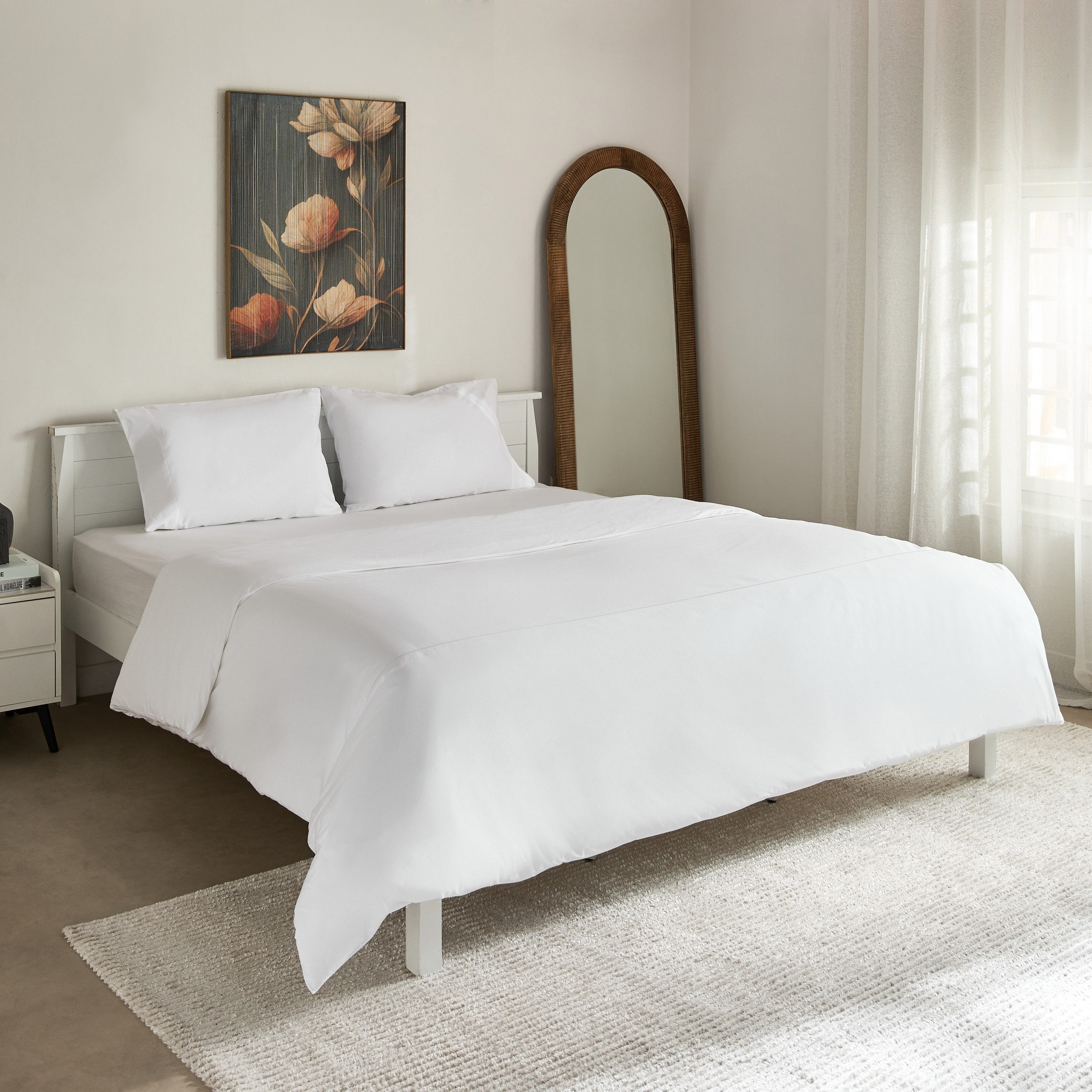 Purely Percale 300 Thread Count 3-Piece Super King Duvet Cover Set - 240x220 cm-hbxhomeware-hbxbedroom-image-2