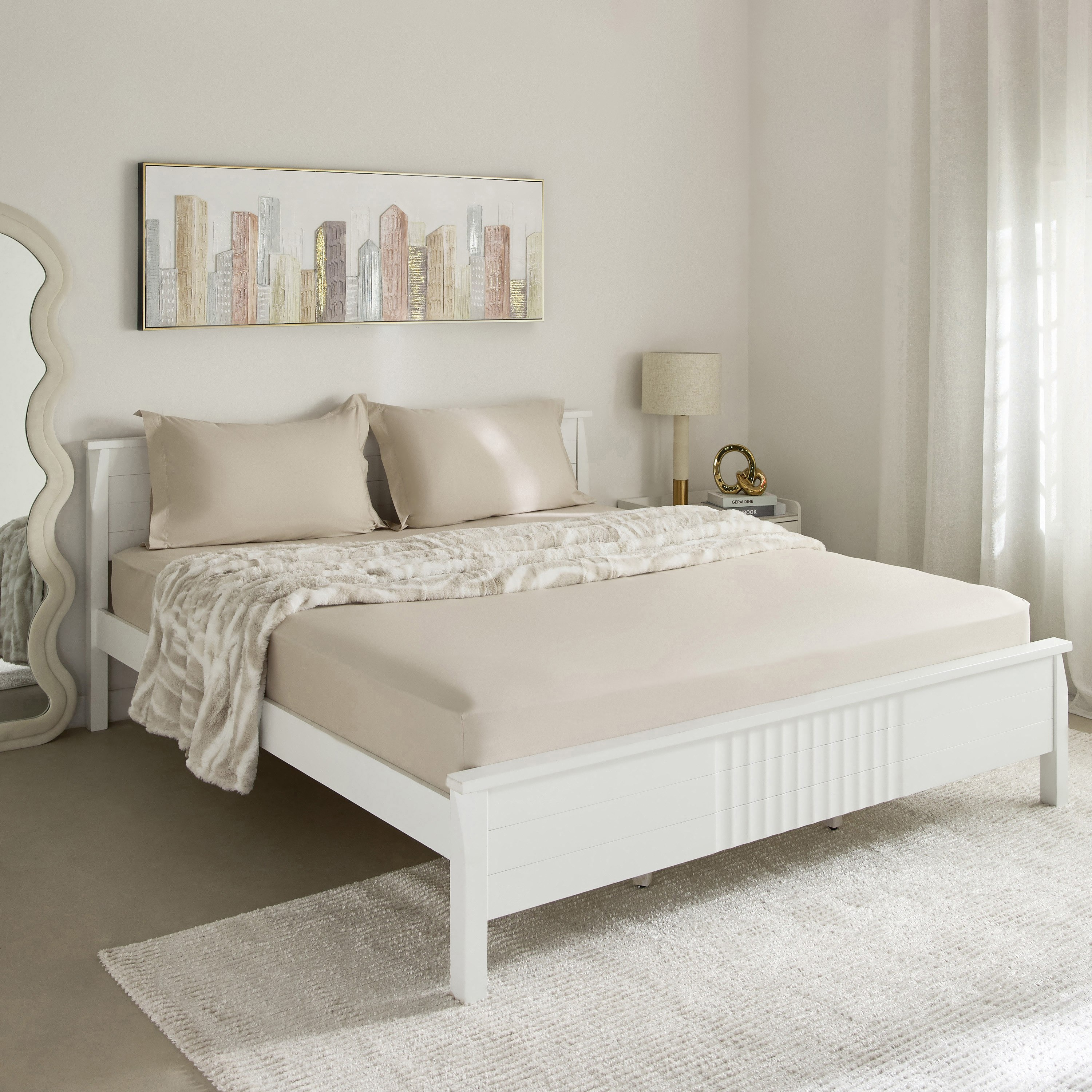 Purely Percale Olympic Queen Fitted Sheet - 160x200+40 cm-hbxhomeware-hbxbedroom-image-9