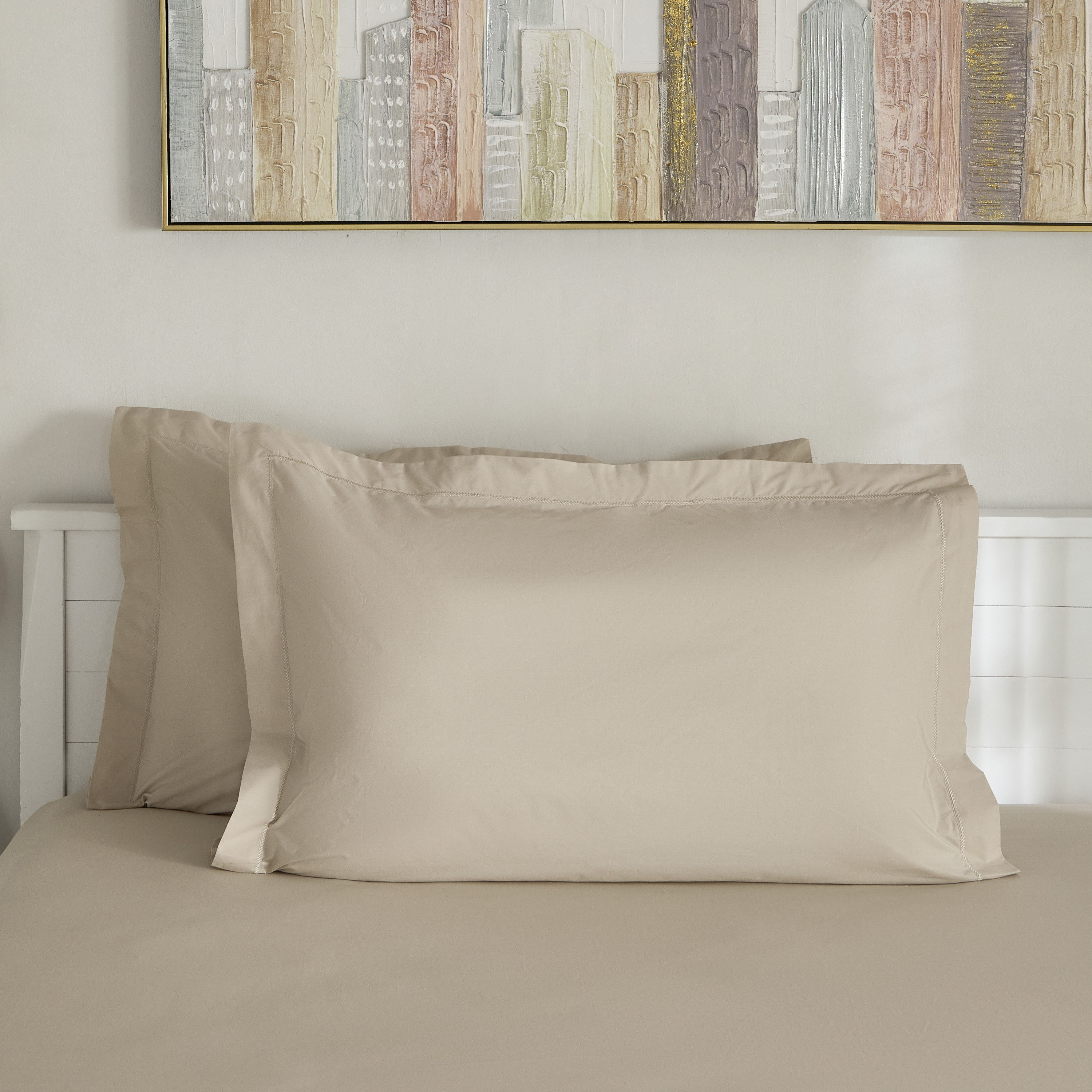 Purely-Percale 2-Piece 300TC Percale Pillowcase Set with Flange - 50x75+15 cm-hbxhomeware-hbxbedroom-image-2