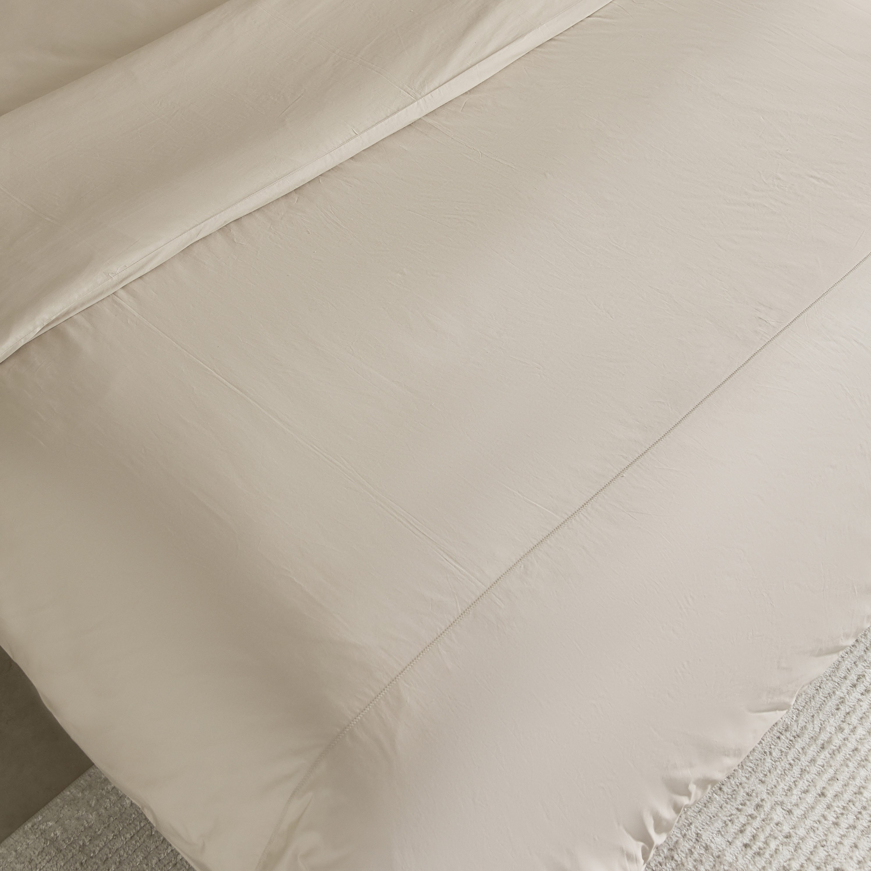 Purely-percale 3-Piece 300TC Percale Queen King Duvet Quilt Cover Set - 220x220 cm-hbxhomeware-hbxbedroom-image-5