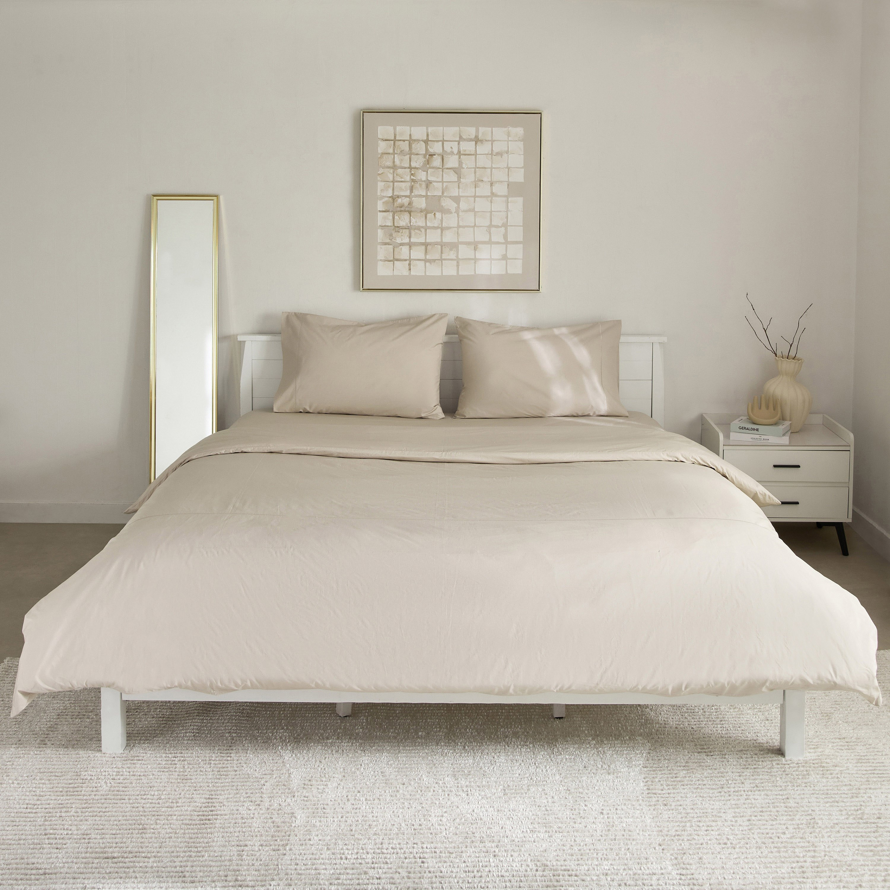 Purely Percale 300 Thread Count 3-Piece Super King Duvet Cover Set - 240x220 cm-hbxhomeware-hbxbedroom-image-3