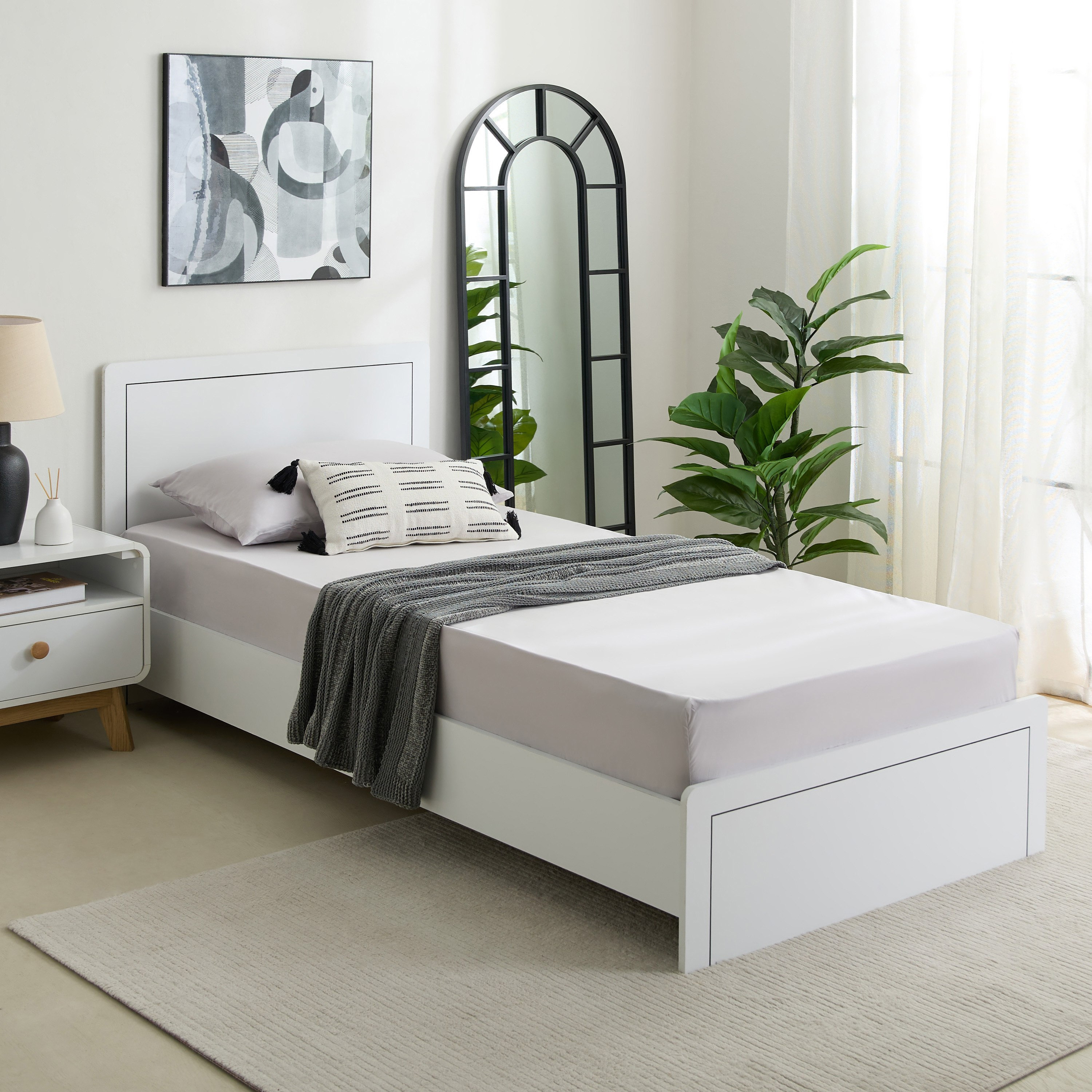 Purely-percale 300TC Single Fitted Sheet - 90x200+36 cm-hbxhomeware-hbxbedroom-image-8