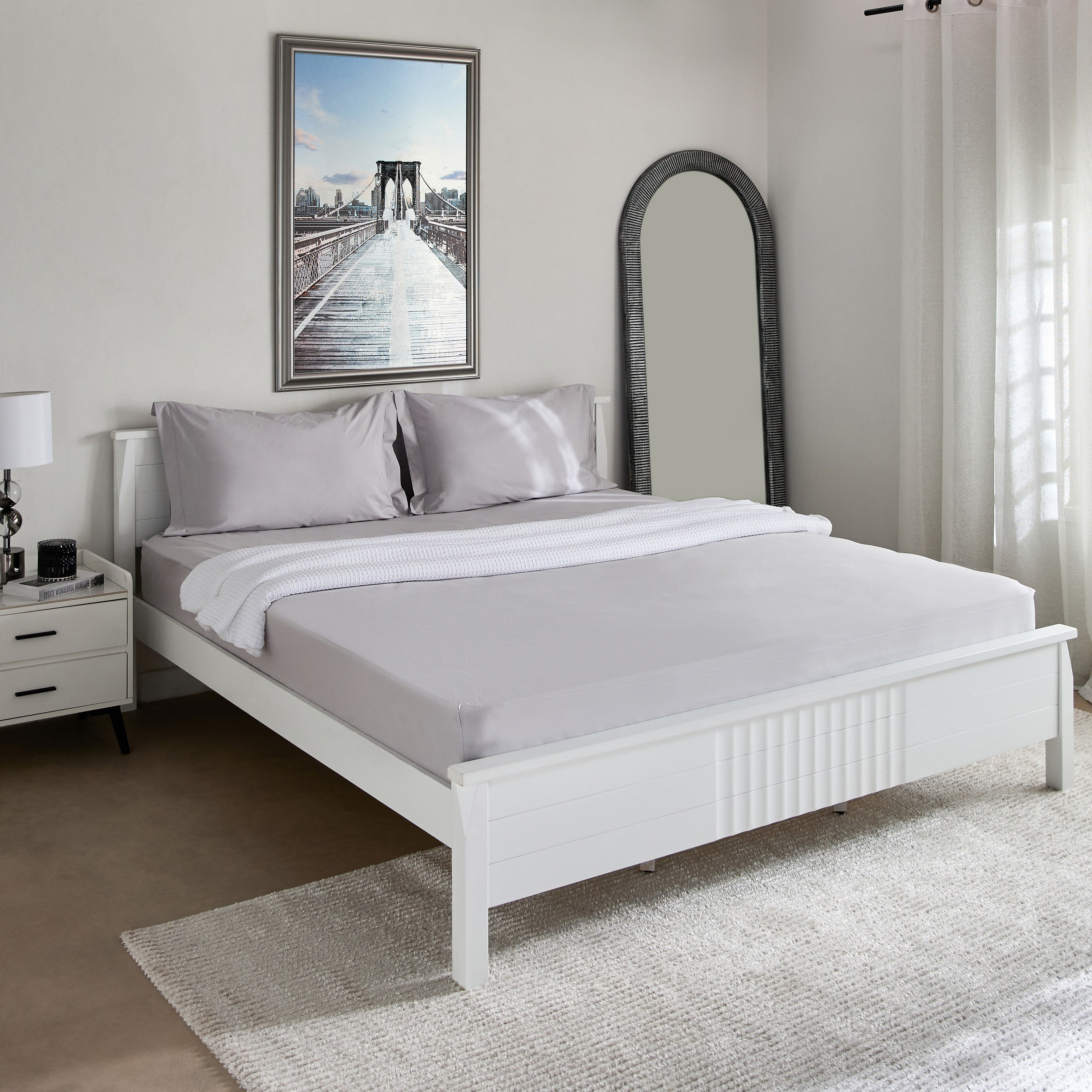 Purely Percale Olympic Queen Fitted Sheet - 160x200+40 cm-hbxhomeware-hbxbedroom-image-9