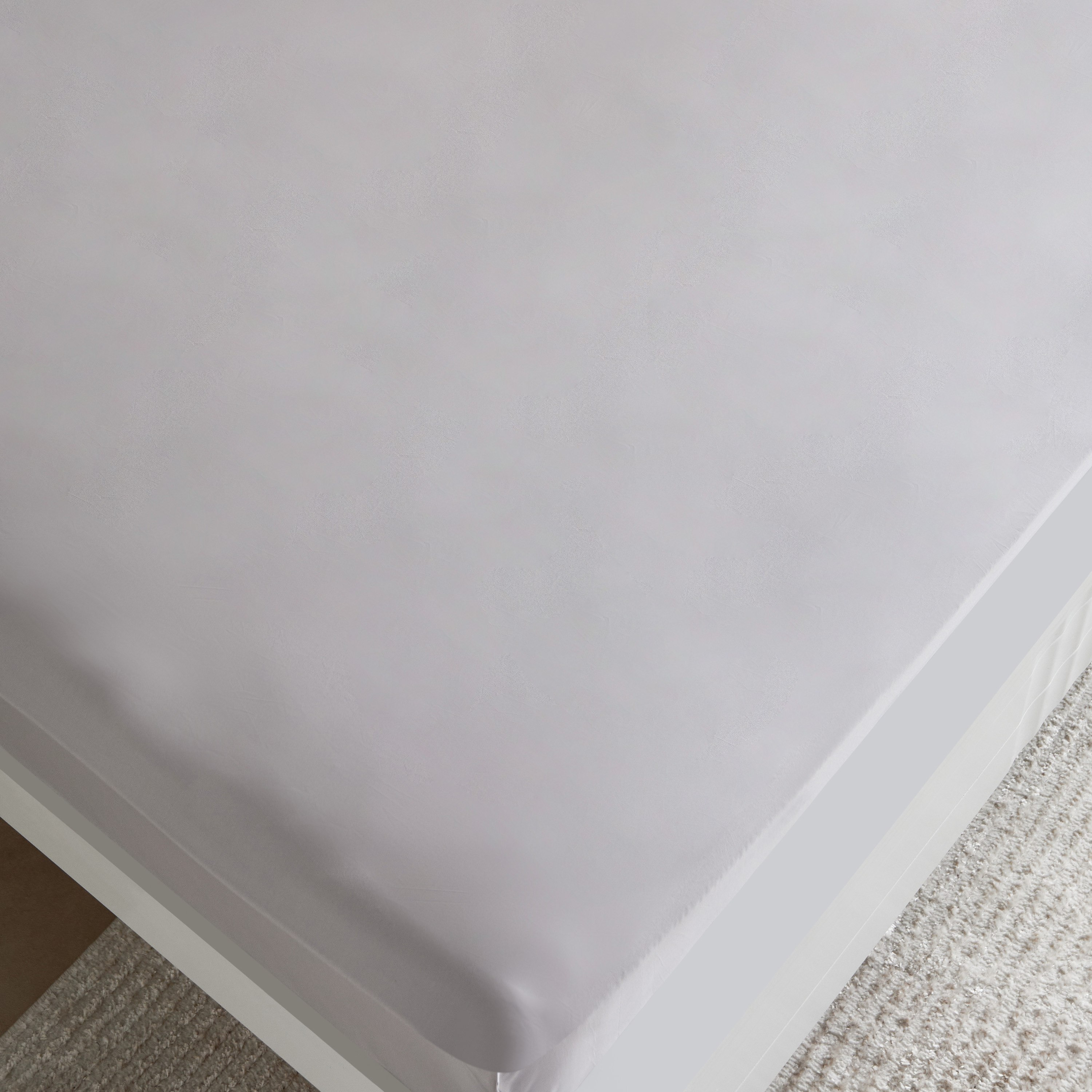 Purely Percale 300 TC Super King Fitted Sheet - 200x200+40 cm-hbxhomeware-hbxbedroom-image-5
