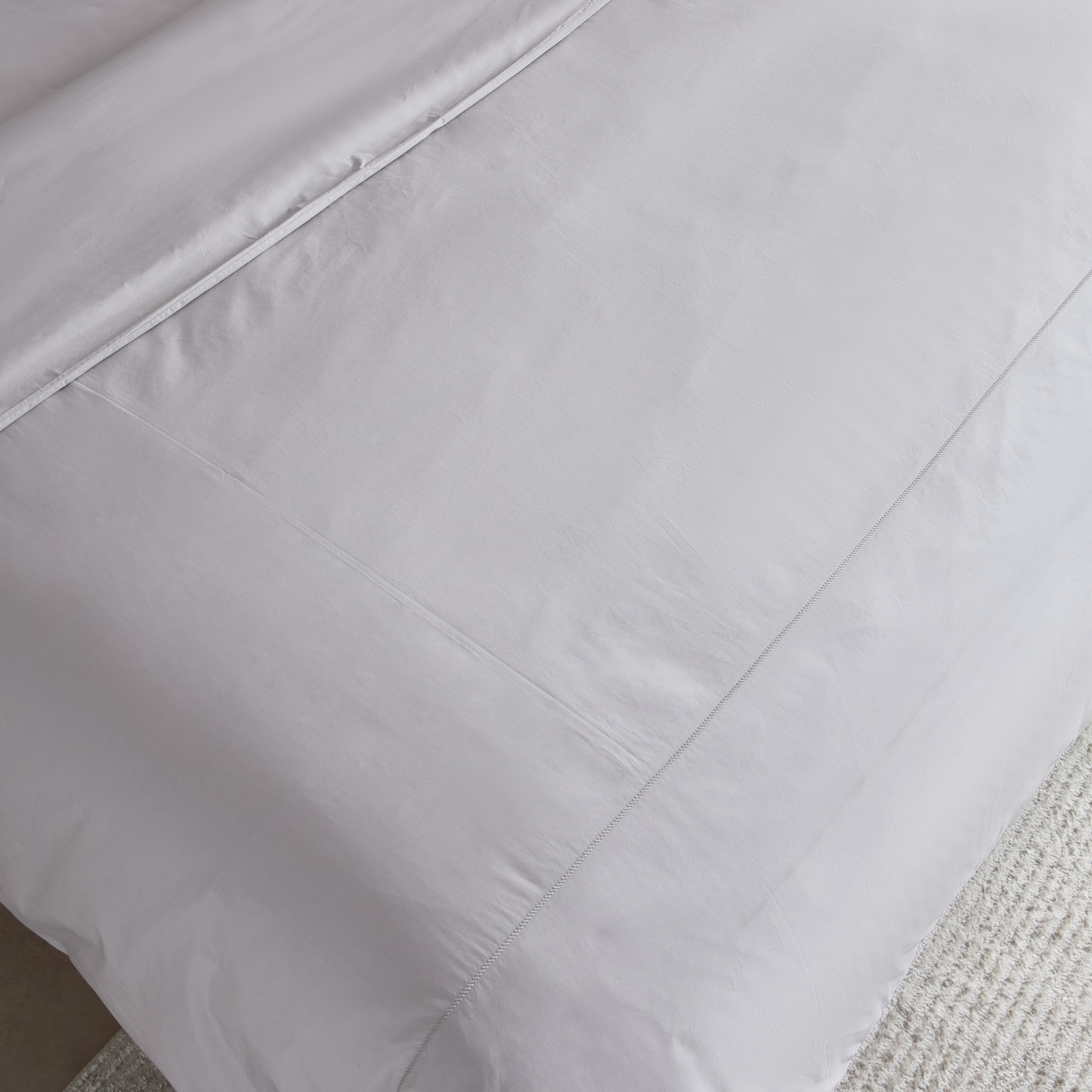 Purely-percale 3-Piece 300TC Percale Queen King Duvet Quilt Cover Set - 220x220 cm-hbxhomeware-hbxbedroom-image-5