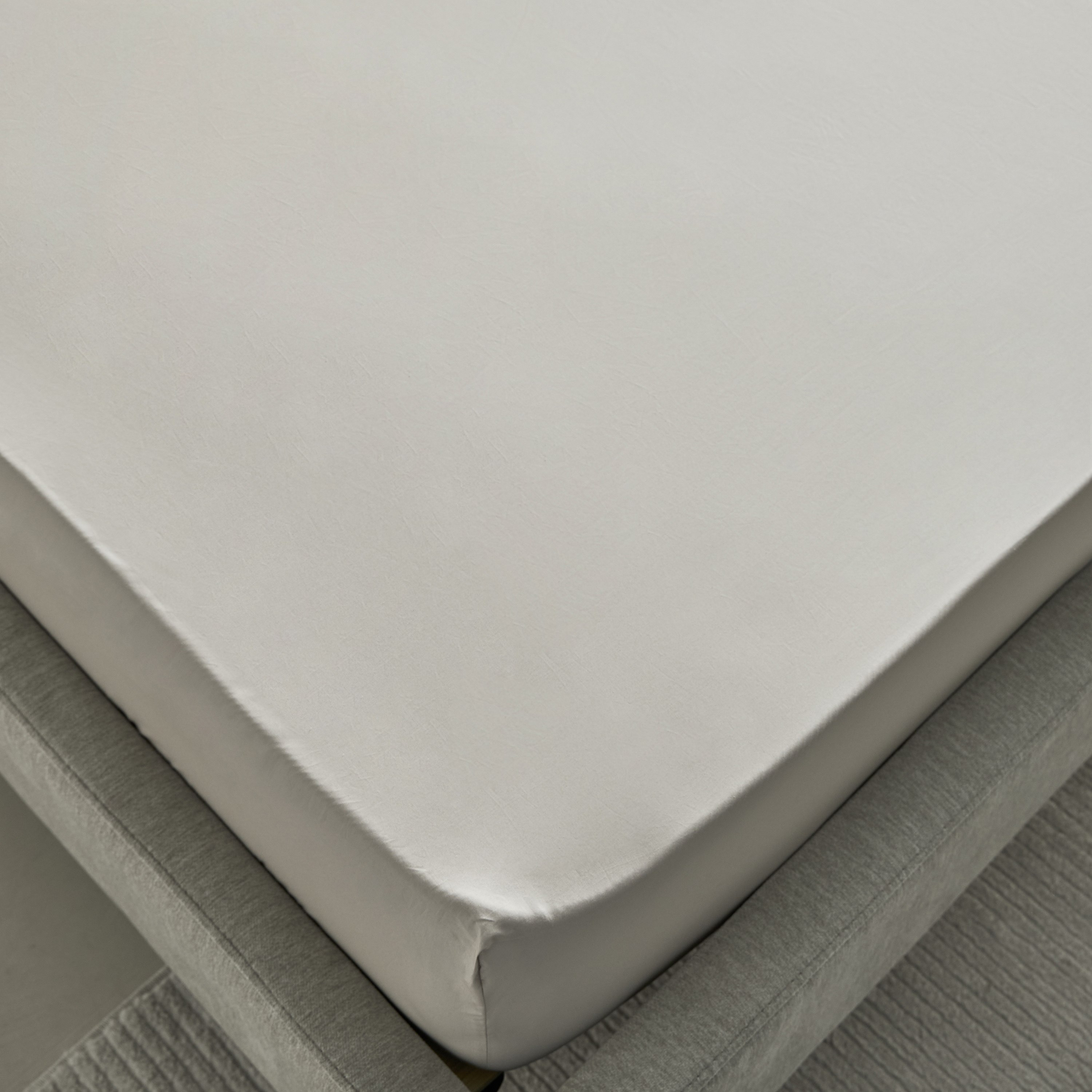 Purely Percale Twin Fitted Sheet - 120x200+40 cm-hbxhomeware-hbxbedroom-image-5
