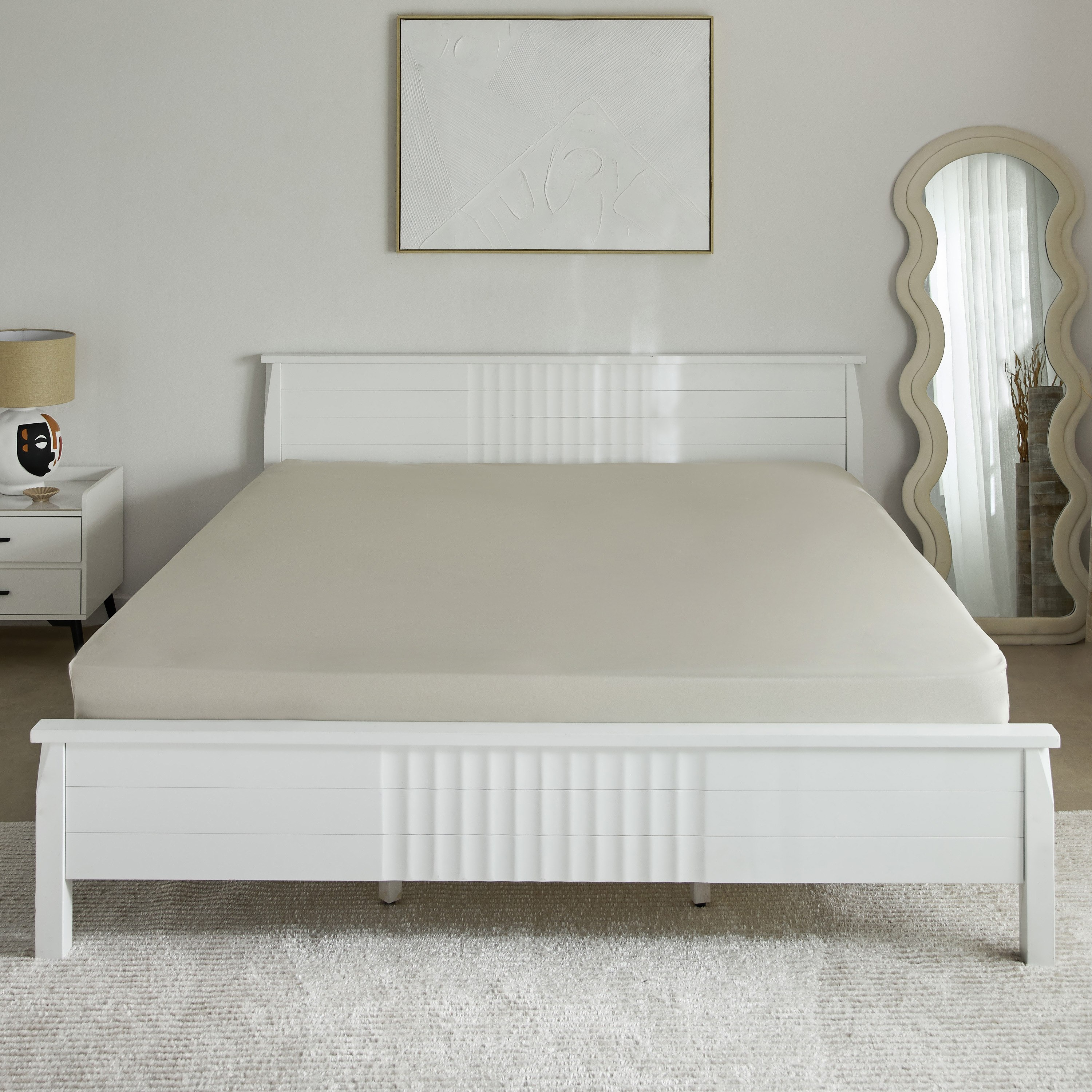 Purely Percale Queen Fitted Sheet - 150x200+40 cm-hbxhomeware-bedding-fittedsheets-image-3