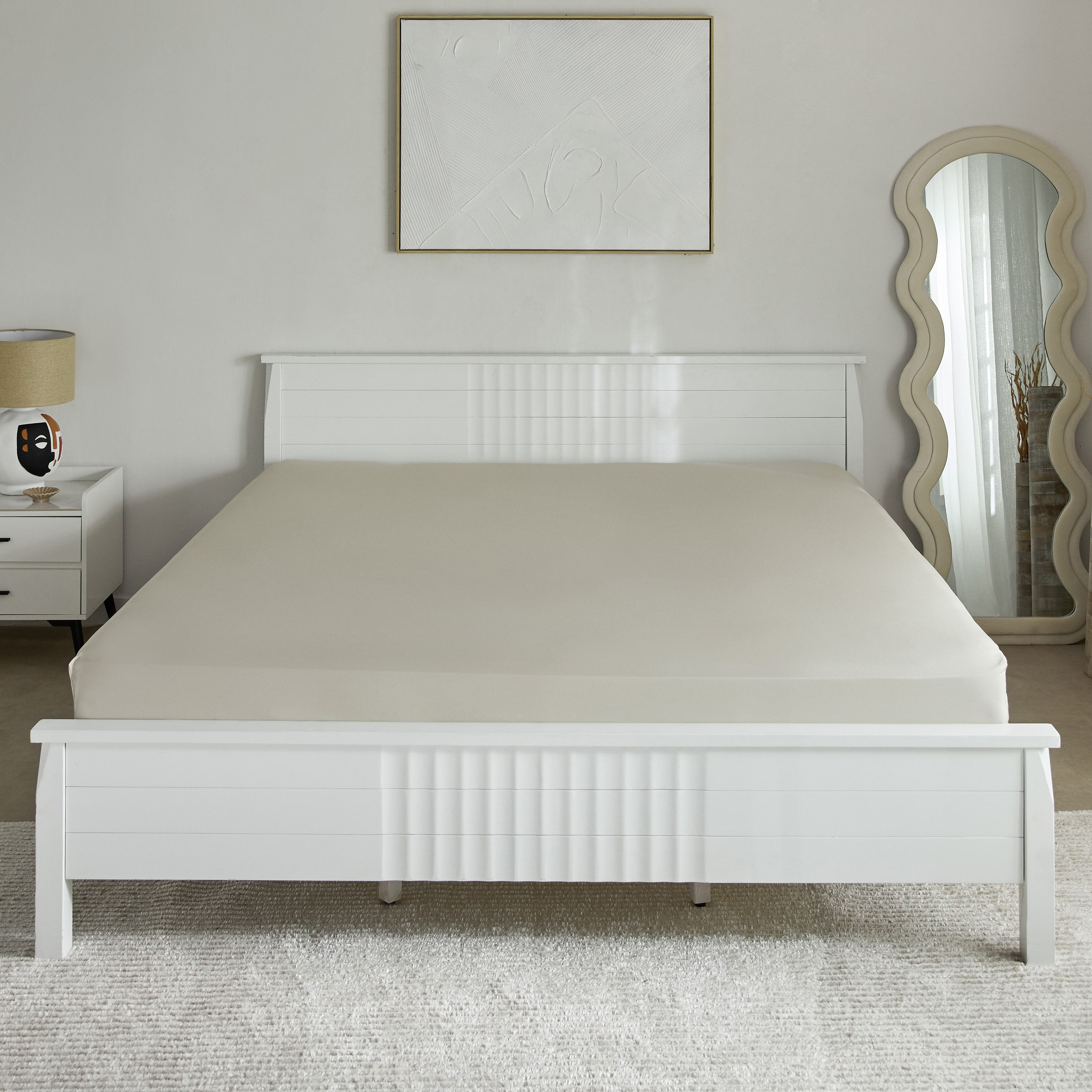 Purely Percale Olympic Queen Fitted Sheet - 160x200+40 cm-hbxhomeware-hbxbedroom-image-3
