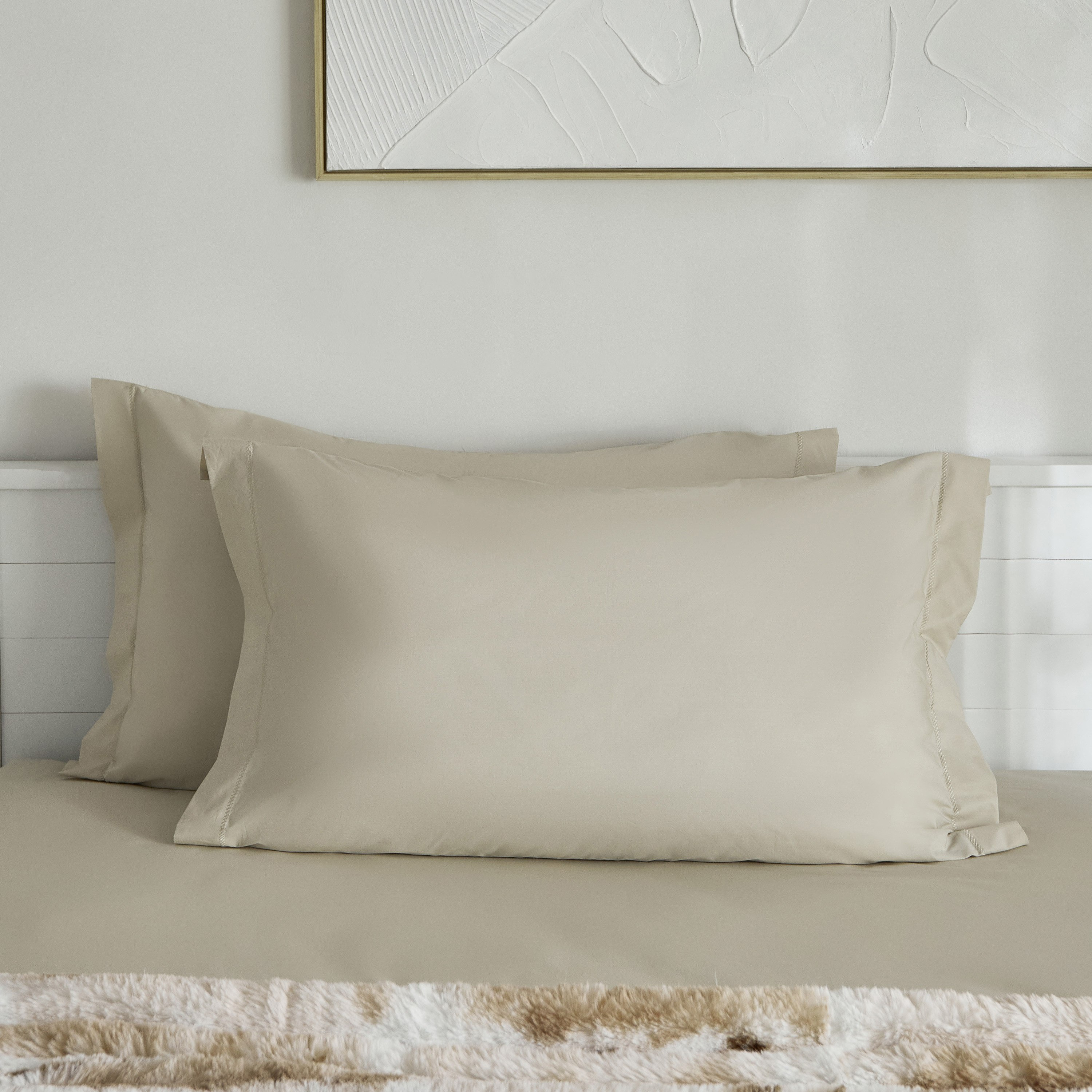 Purely-Percale 2-Piece 300TC Percale Pillowcase Set with Flange - 50x75+15 cm-hbxhomeware-hbxbedroom-image-2